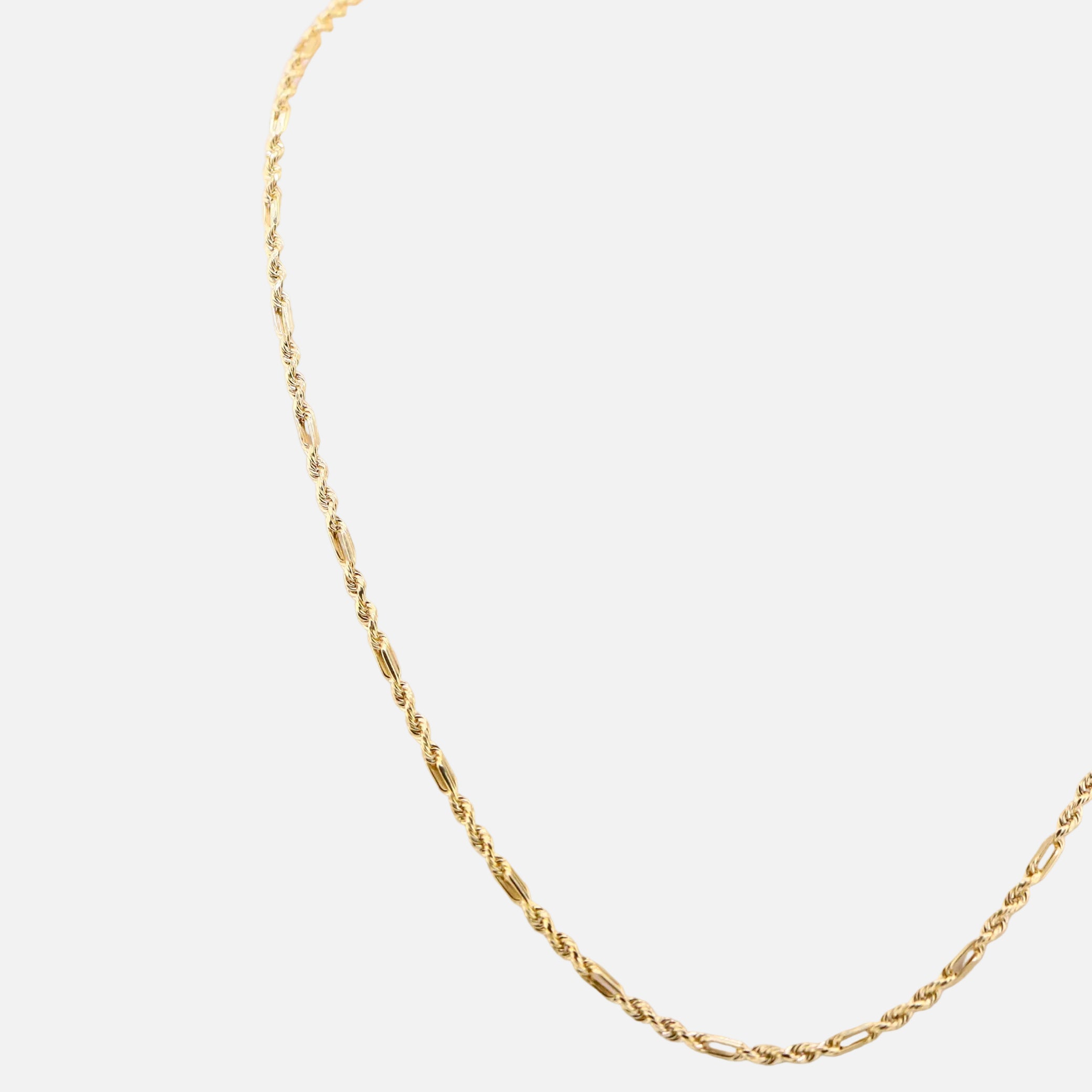 Cadena de Oro Figaro de 14K