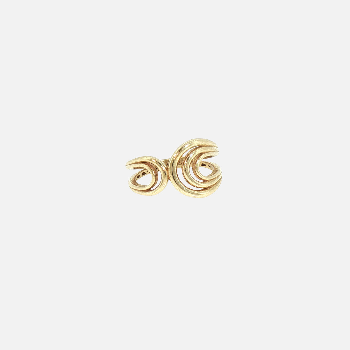 Anillo Triple Onda en Oro de 10K