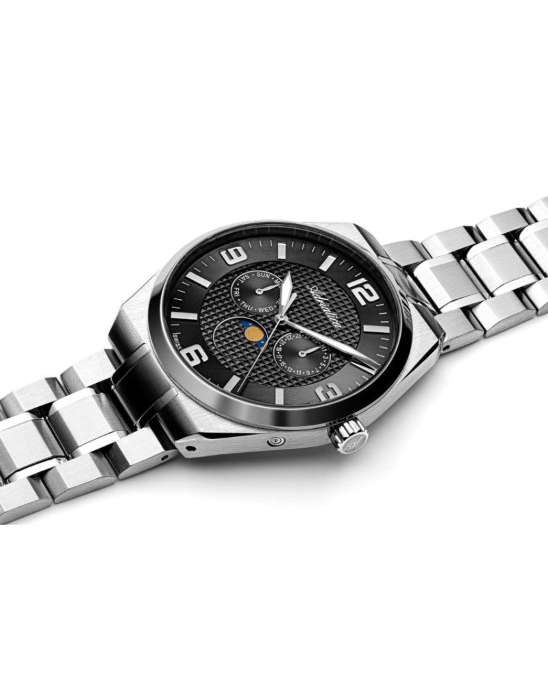 Reloj Adriatica Moonphase Gris Grafito