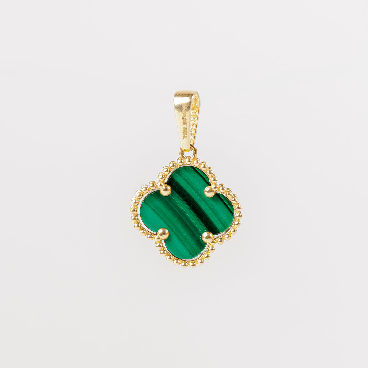Dije Trébol en Oro de 14K