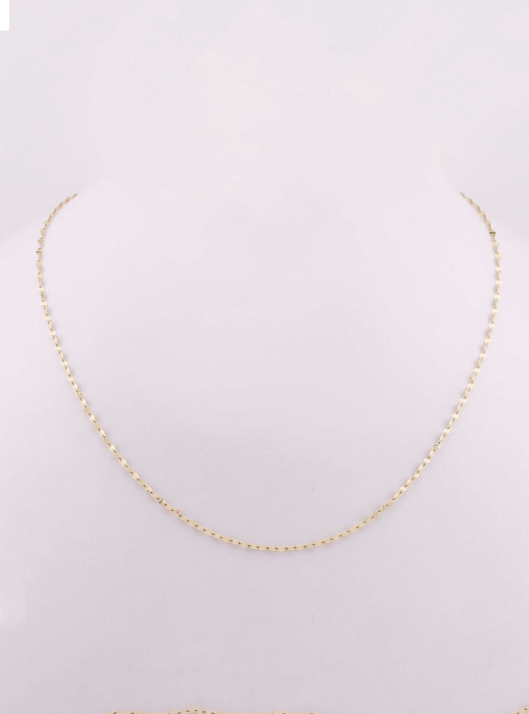 Cadena de Oro Granito de Café de 14K