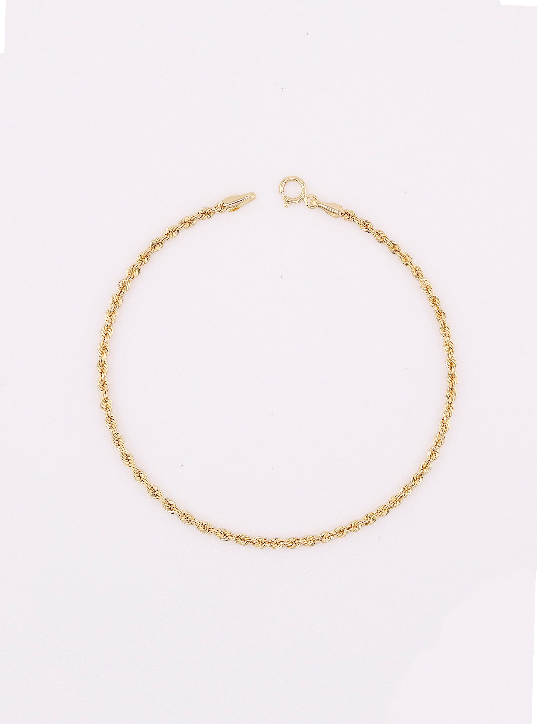 Pulsera de Oro Torzal de 14K