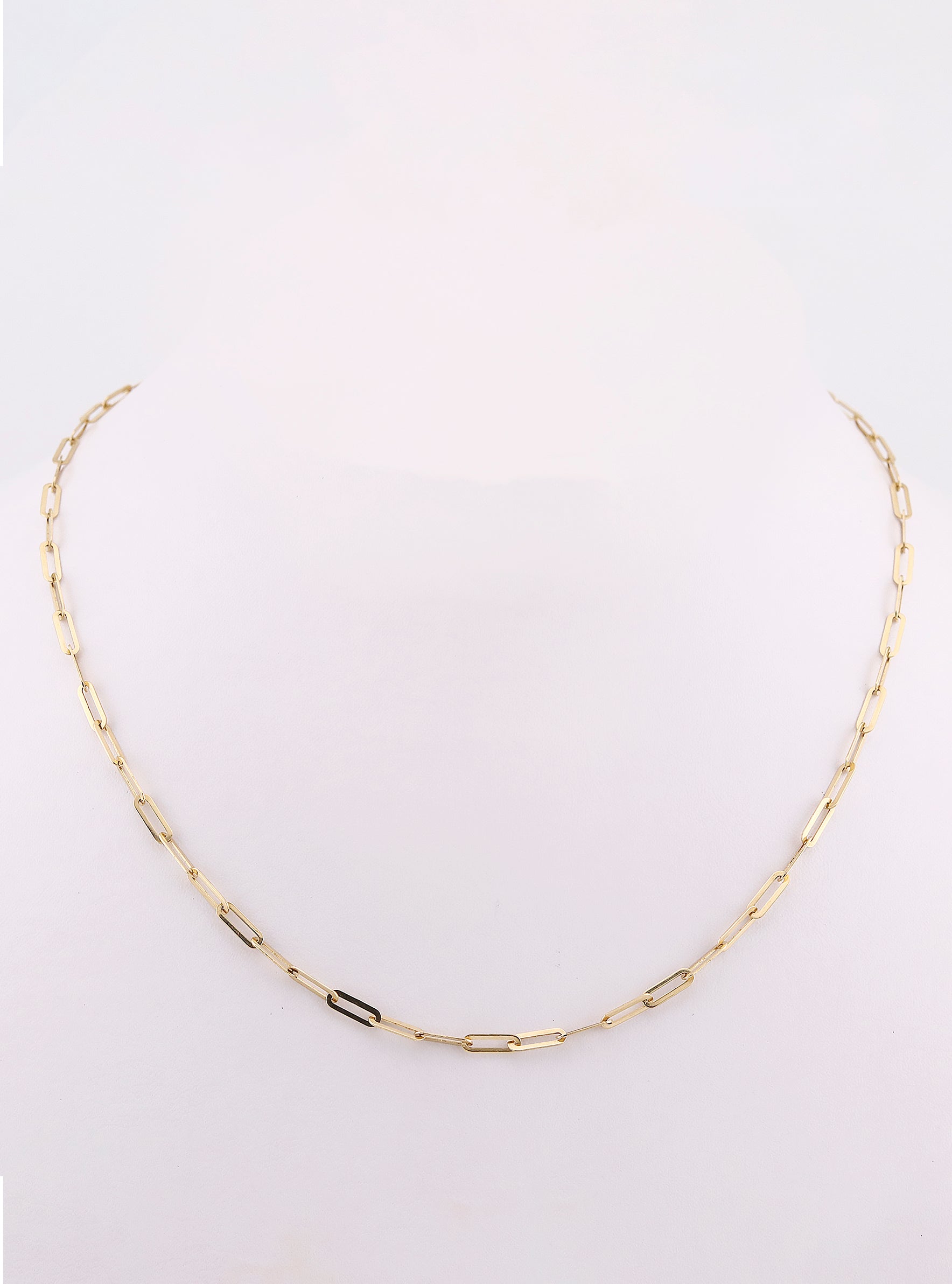 Cadena de Oro Tejido Clip de 14K