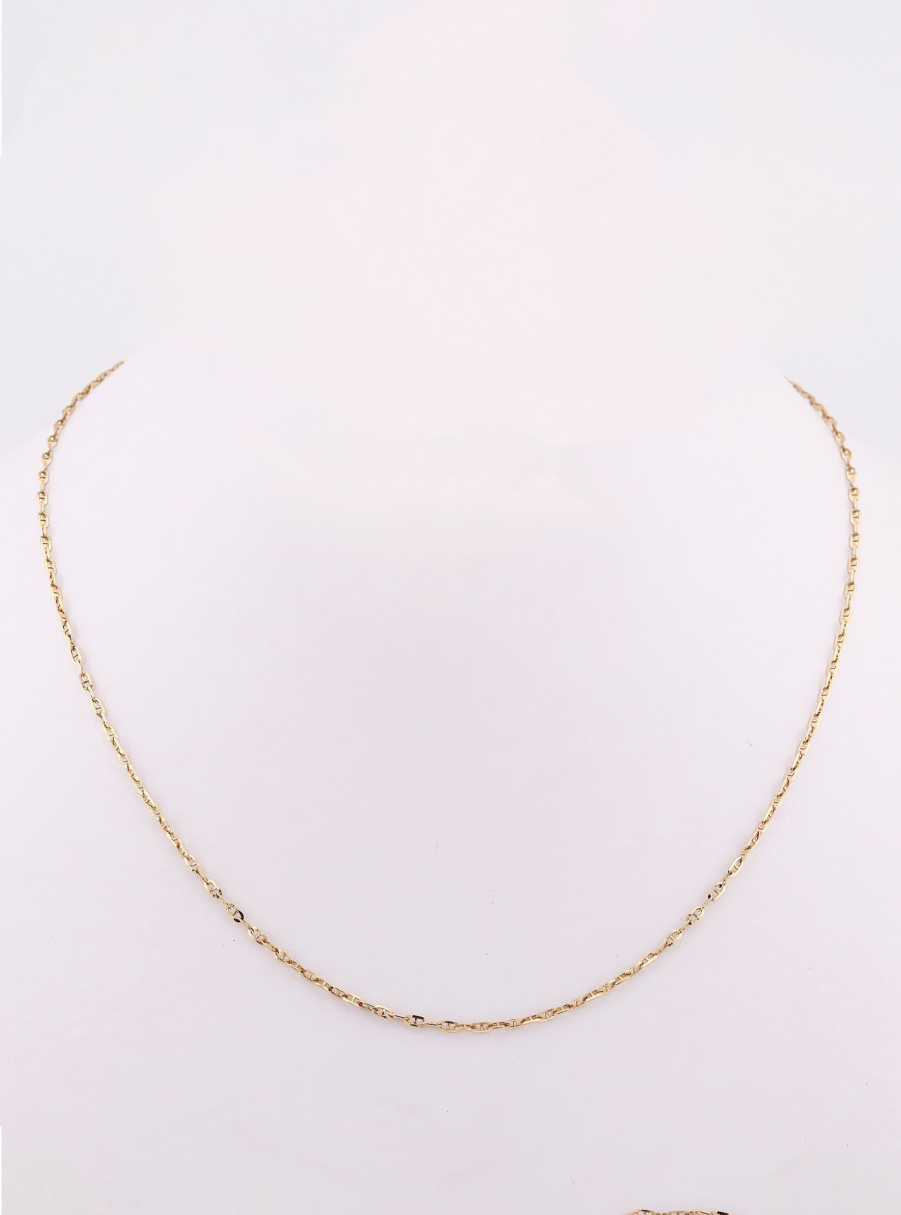 Cadena de Oro Escalera Invertida de 14K