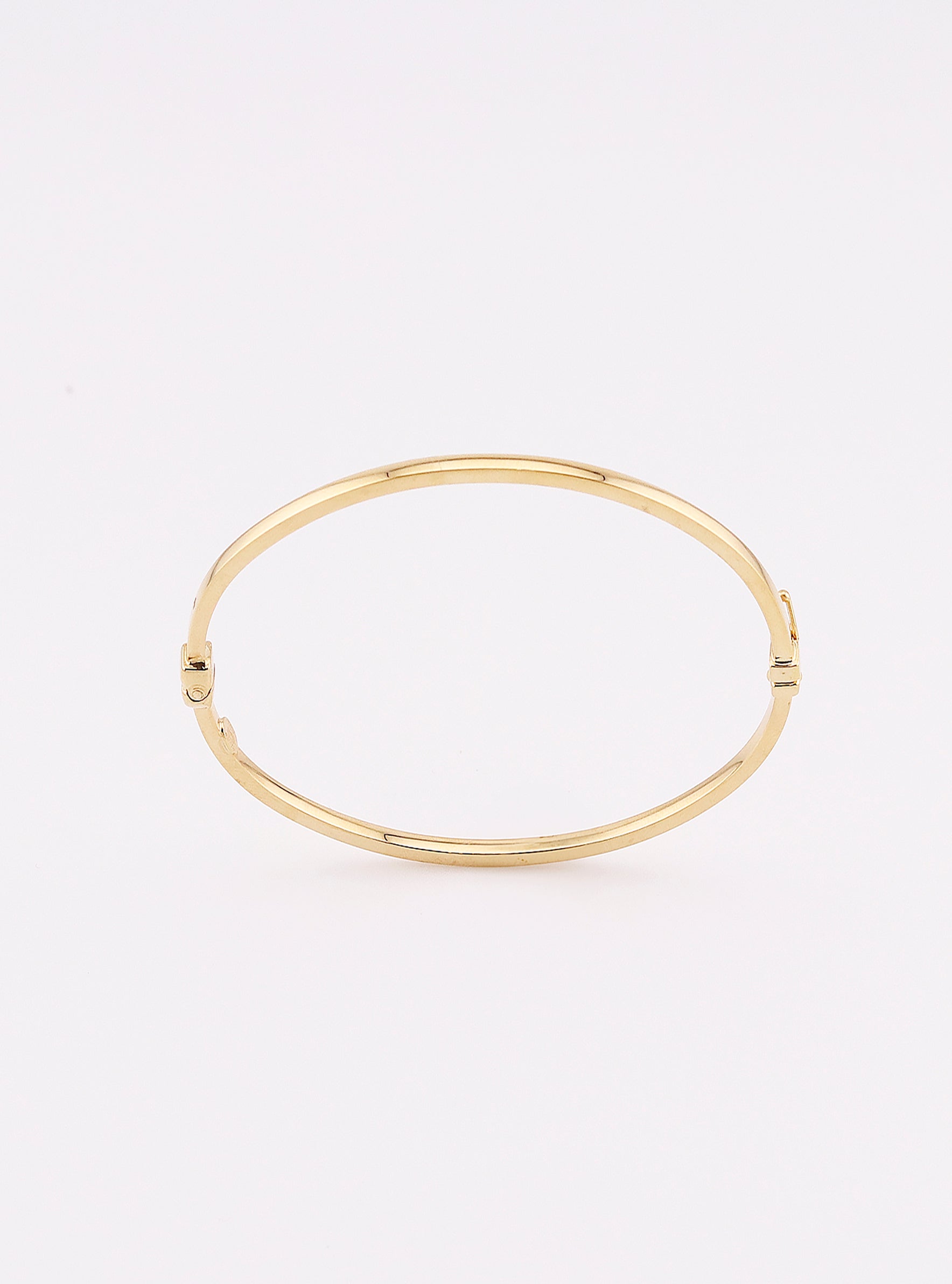 Brazalete de Oro Liso de 14K
