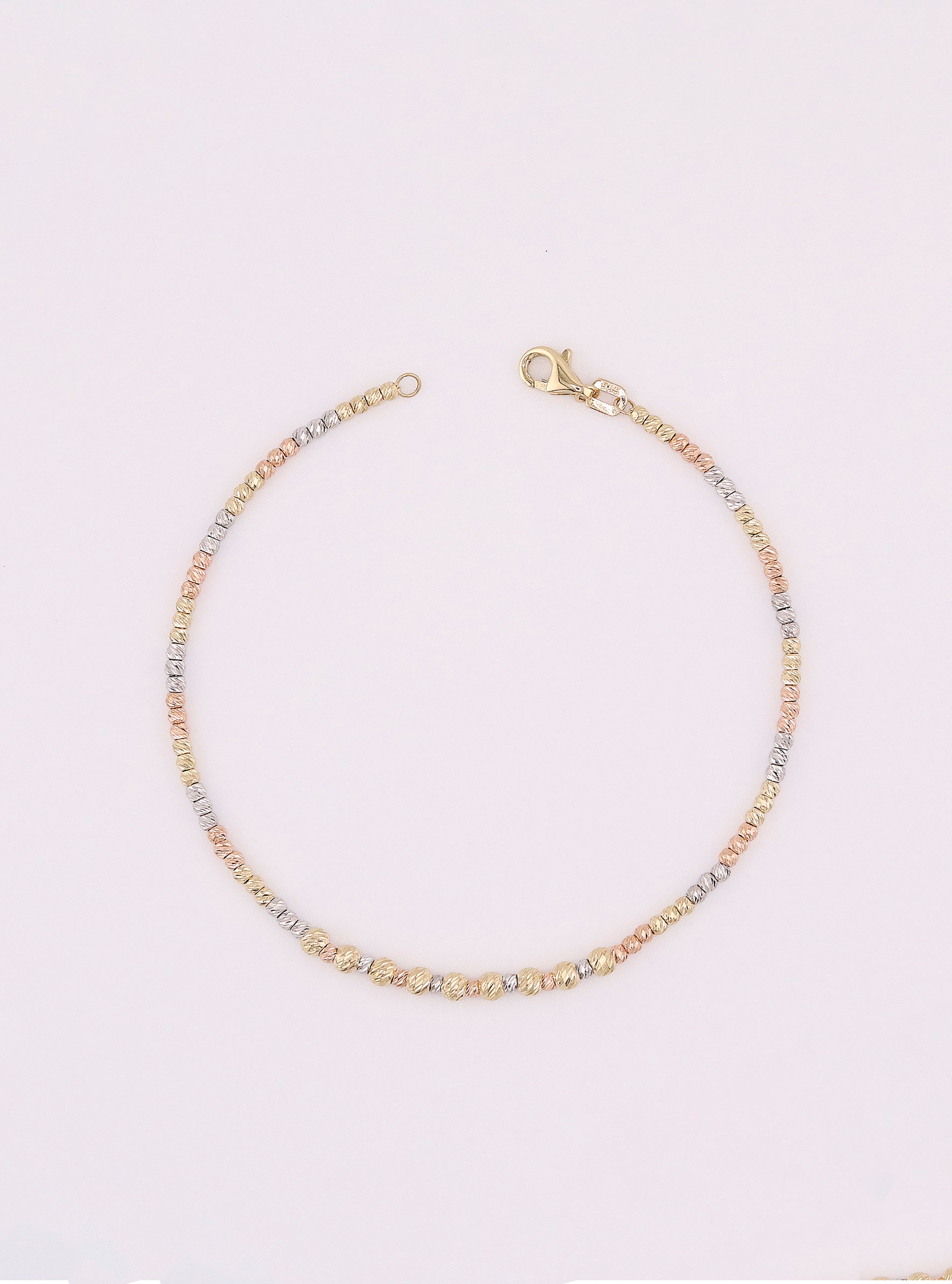 Pulsera de Oro Viviana Diamantada de 14K