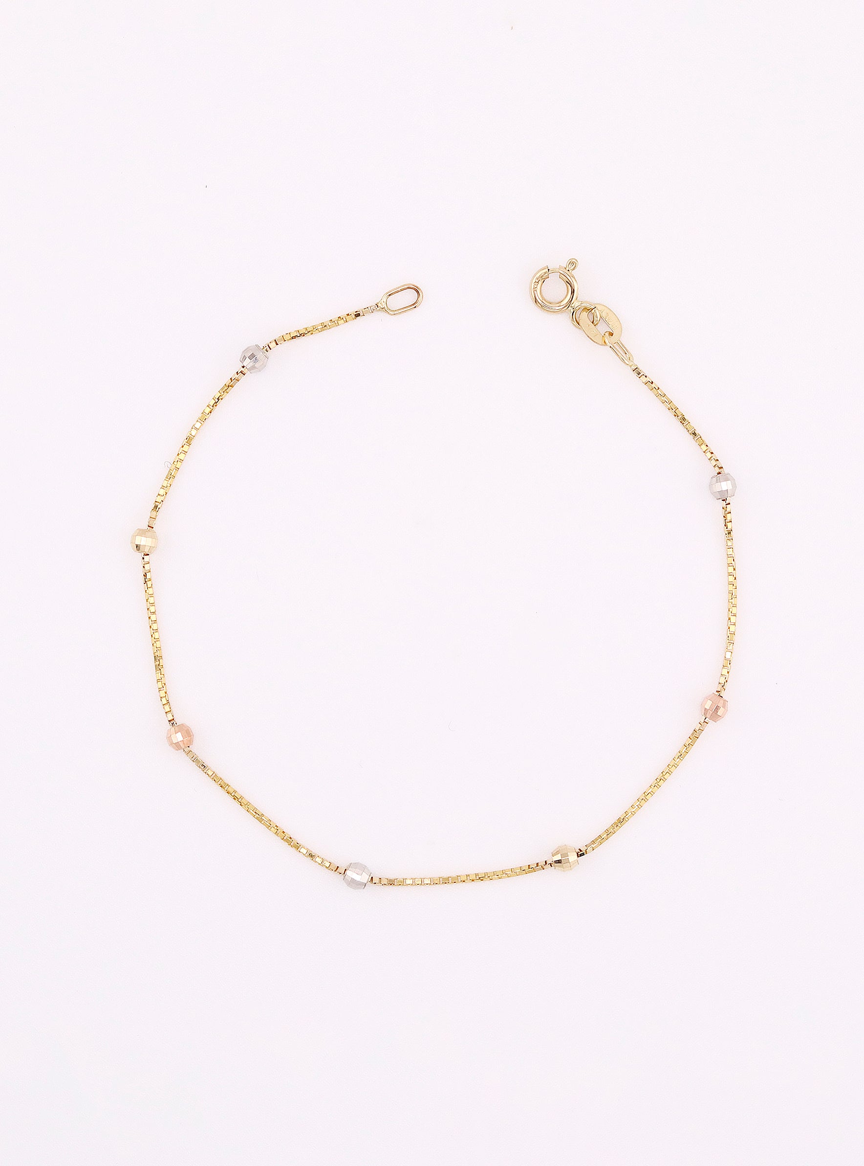 Pulsera de Oro Borlas de 14K