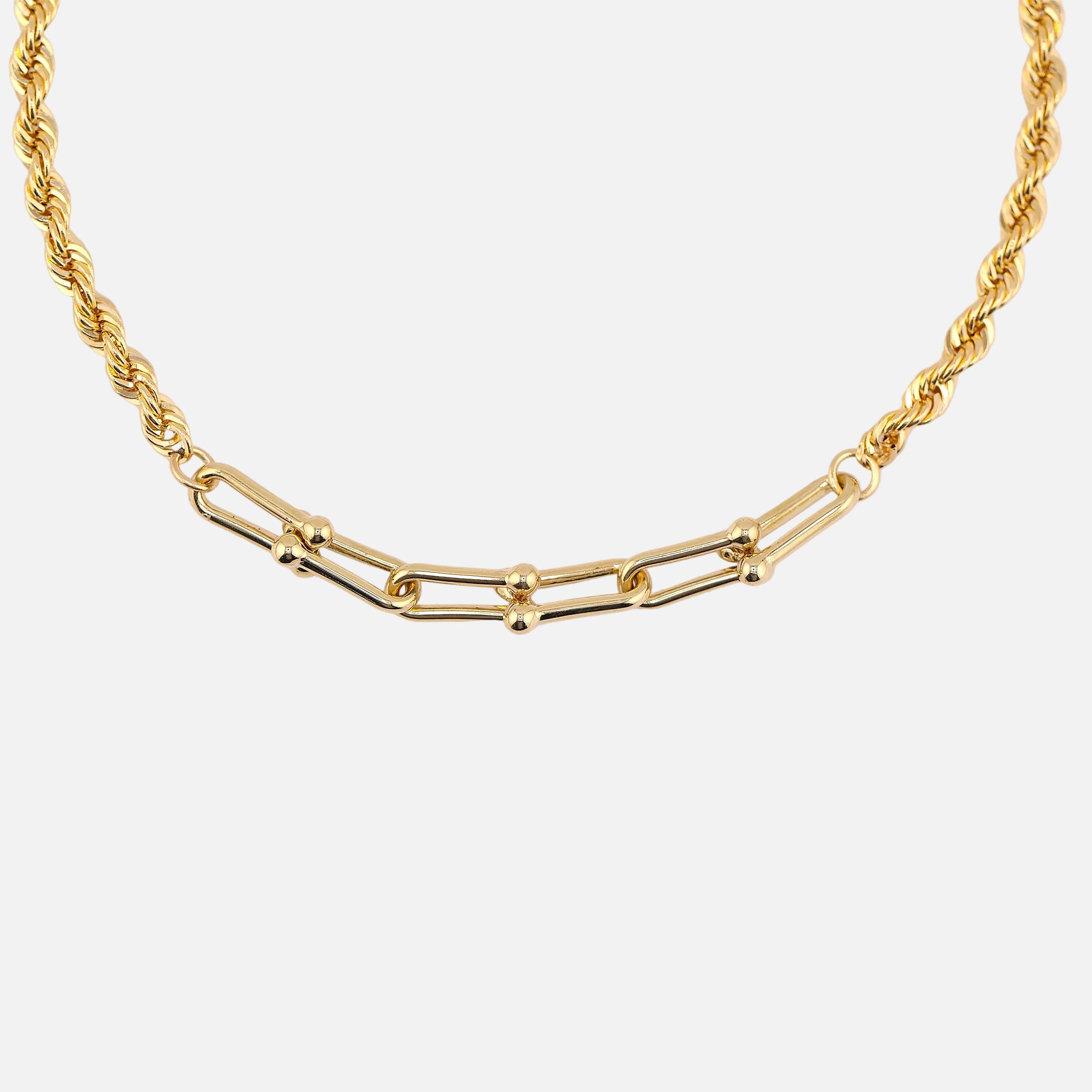 Pulsera T Clásico en Oro de 14K