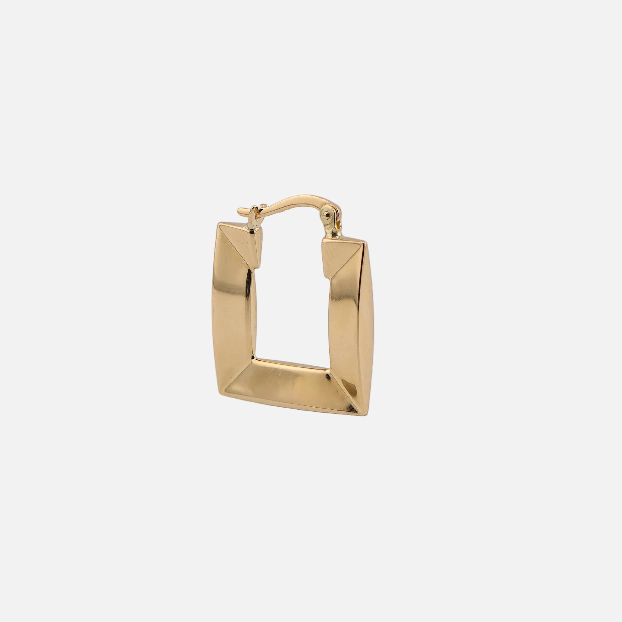 Arracadas Cuadradas en Oro de 14K