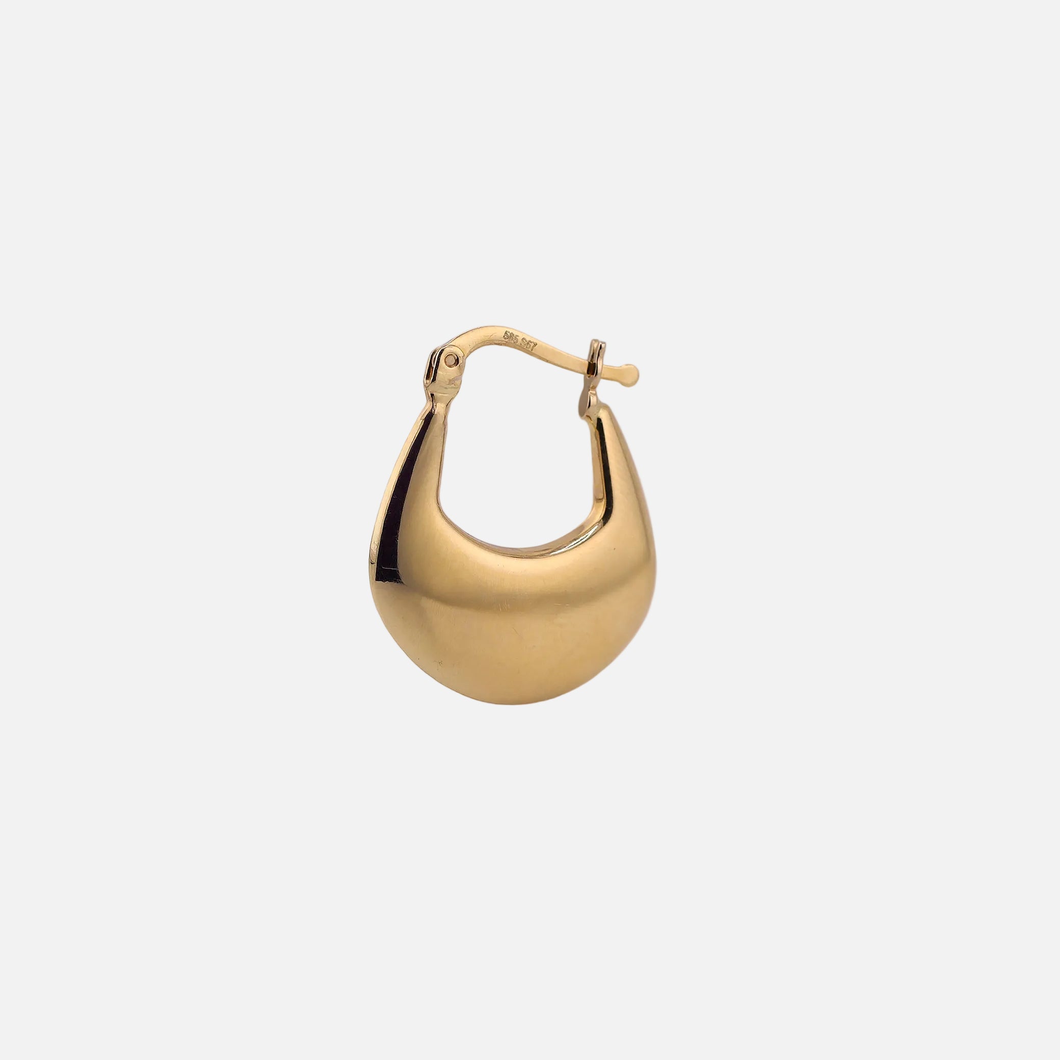 Arracadas Canasta en Oro de 14K