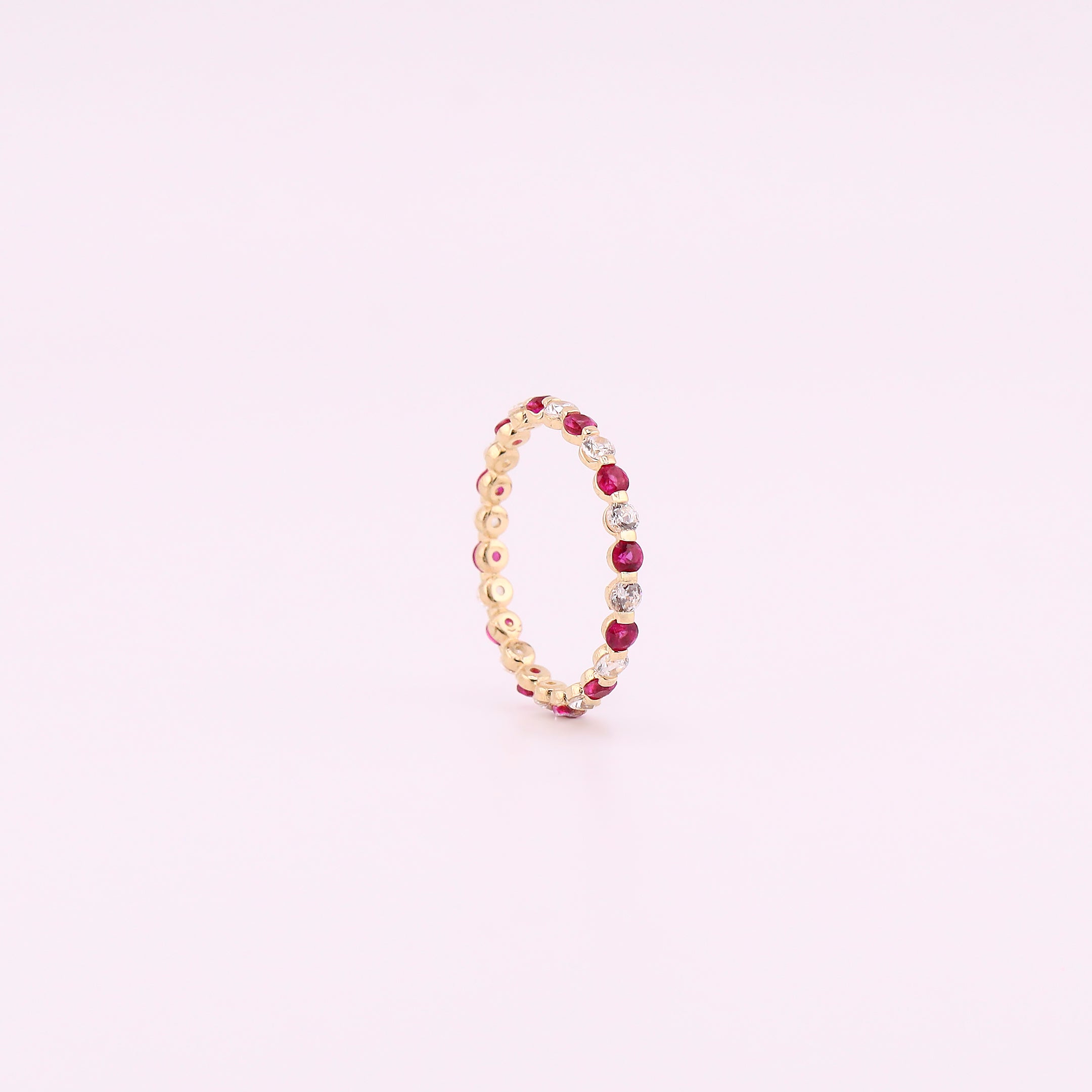 Anillo Churumbela Bicolor en Oro de 14K