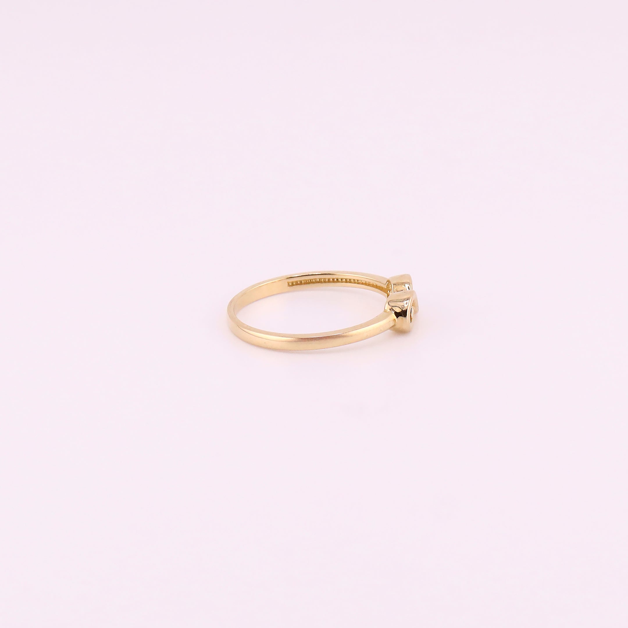 Anillo Infinito Liso en Oro de 14K