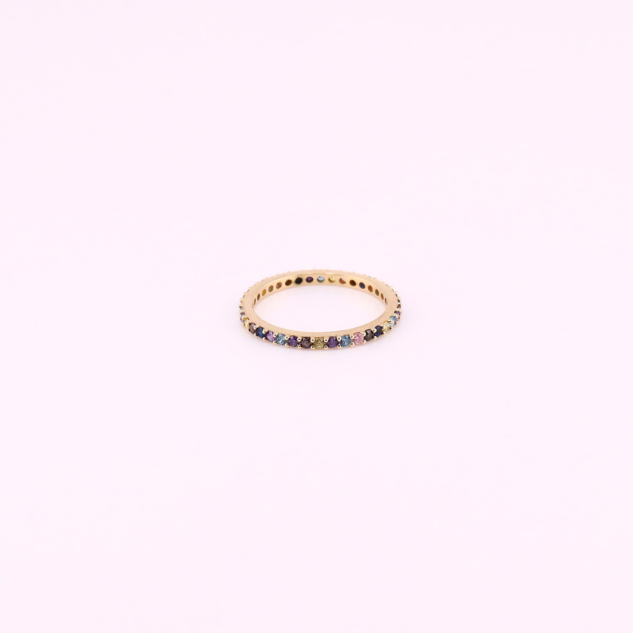 Anillo Churumbela Vibrante en Oro de 14K