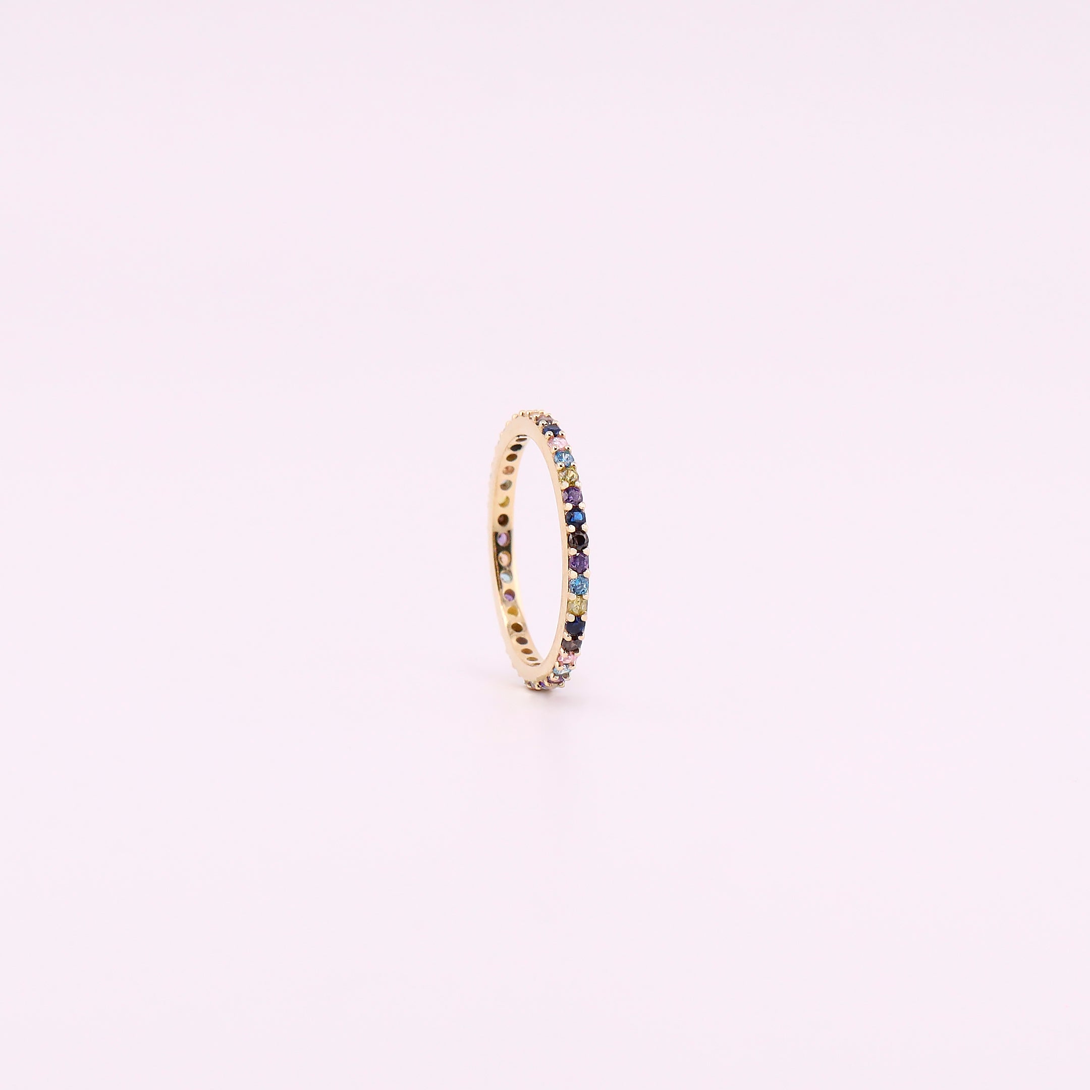 Anillo Churumbela Vibrante en Oro de 14K