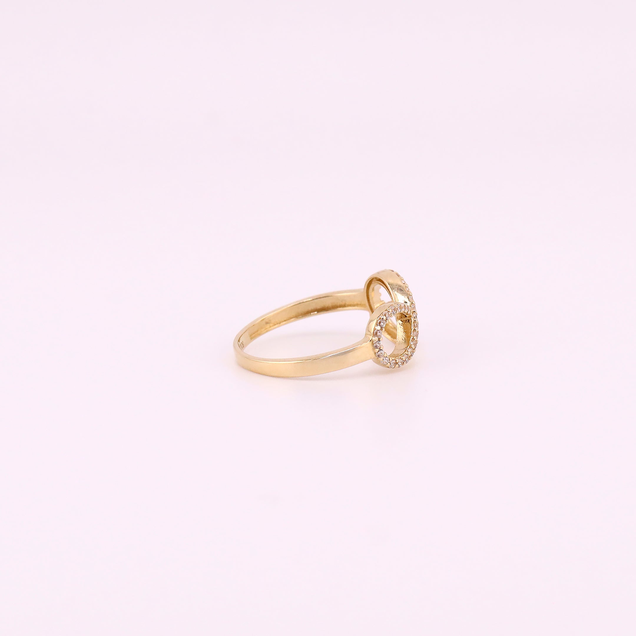 Anillo Corazón Infinito en Oro de 14K