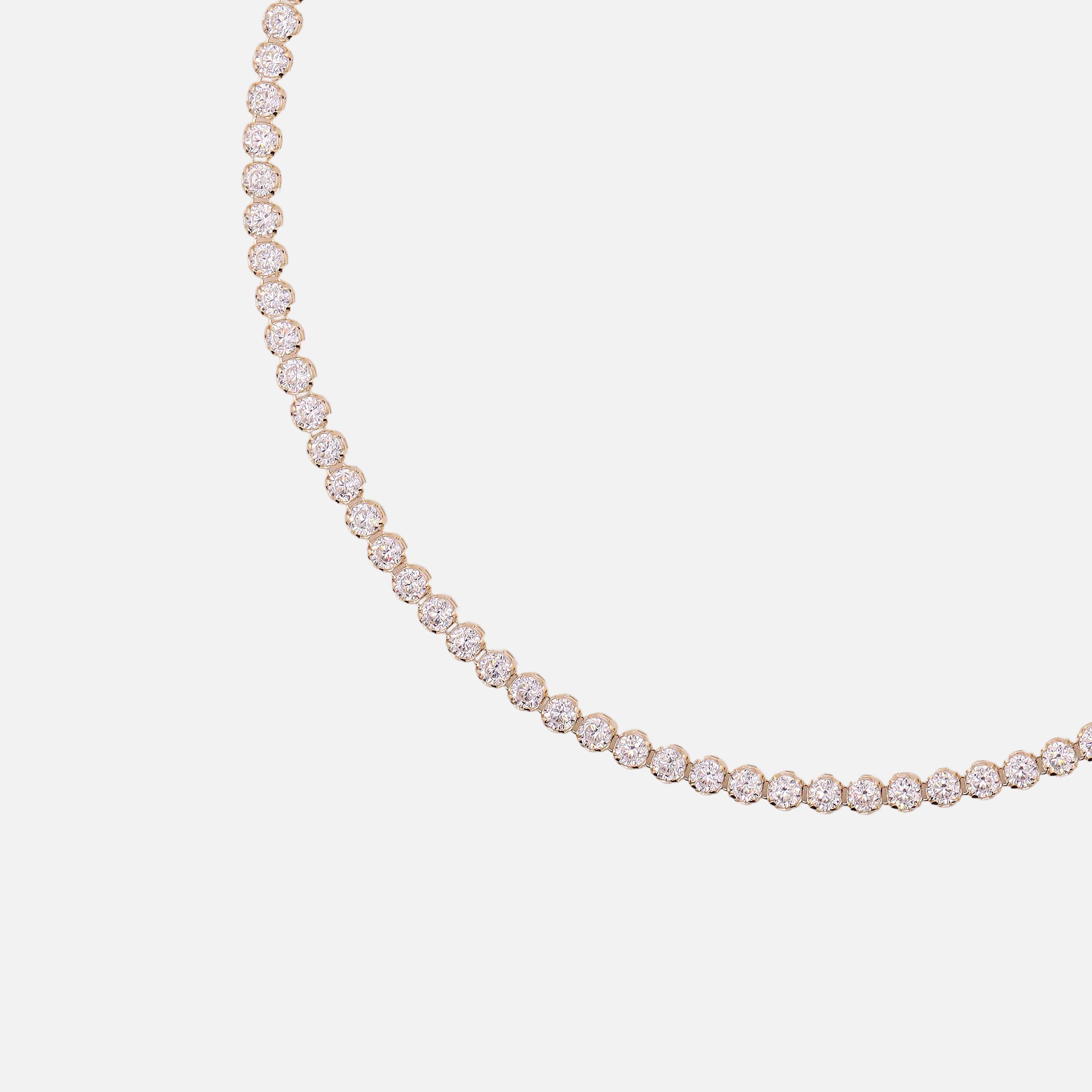 Pulsera Tenis en Oro de 14K