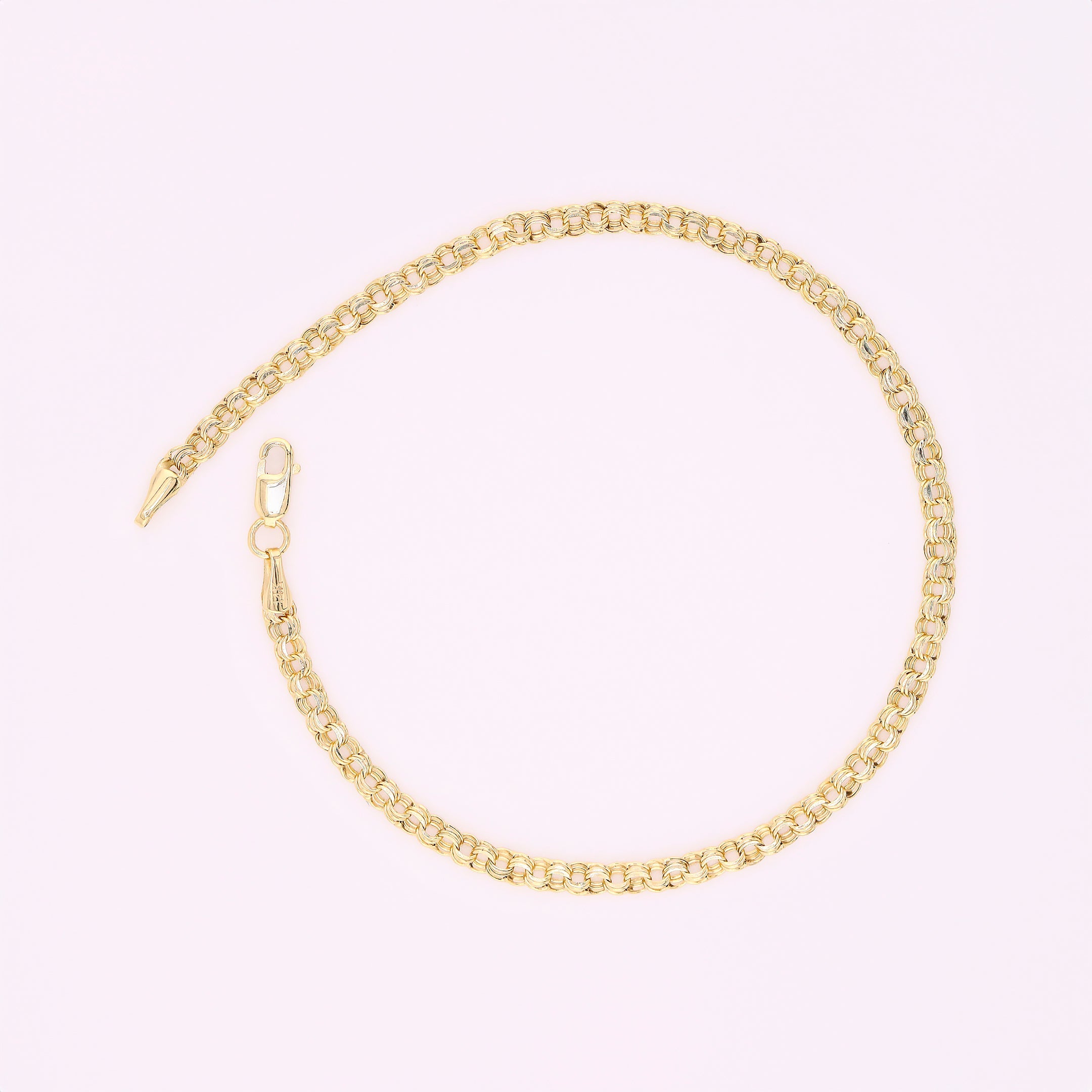 Pulso Tejido Chino en Oro de 14K