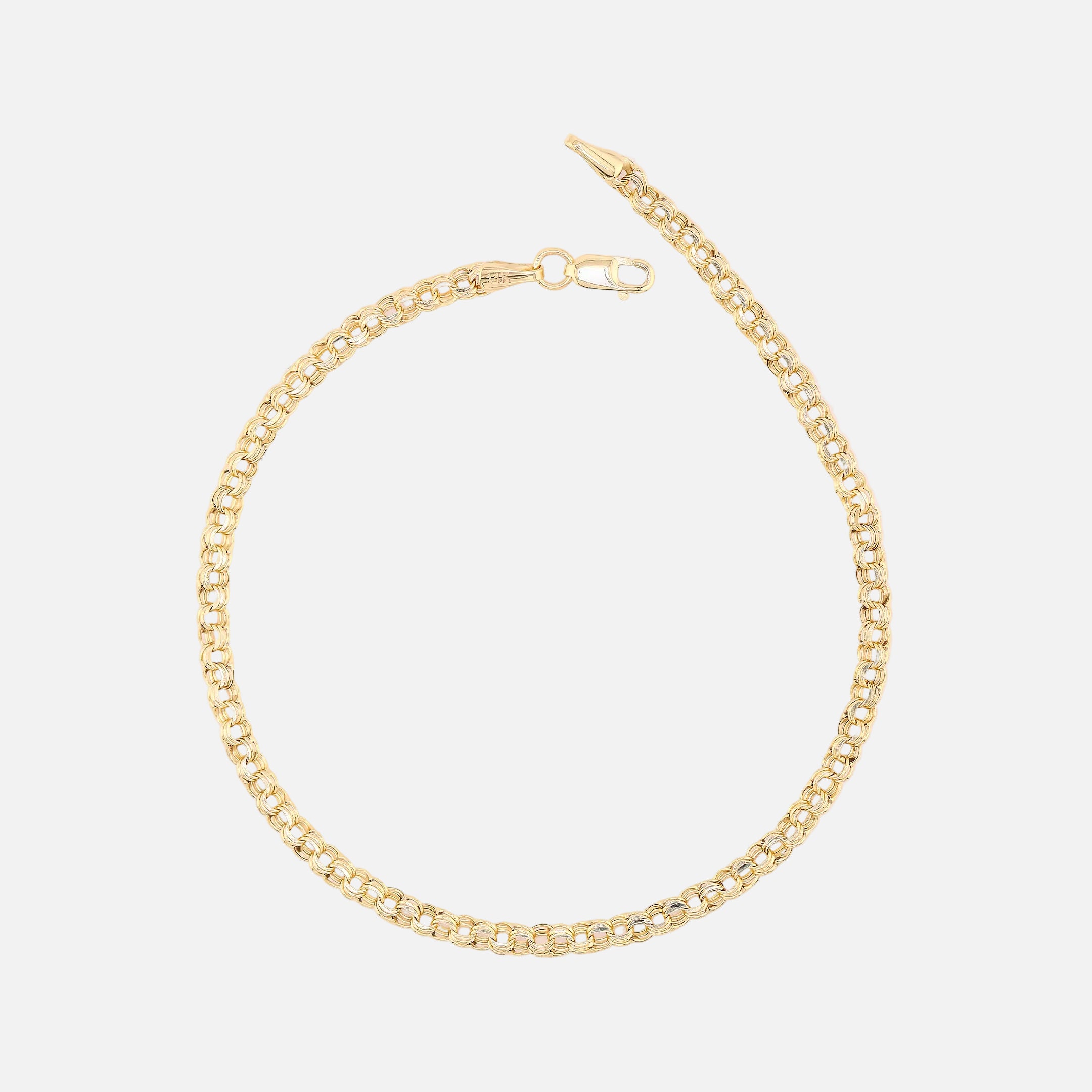Pulso Tejido Chino en Oro de 14K