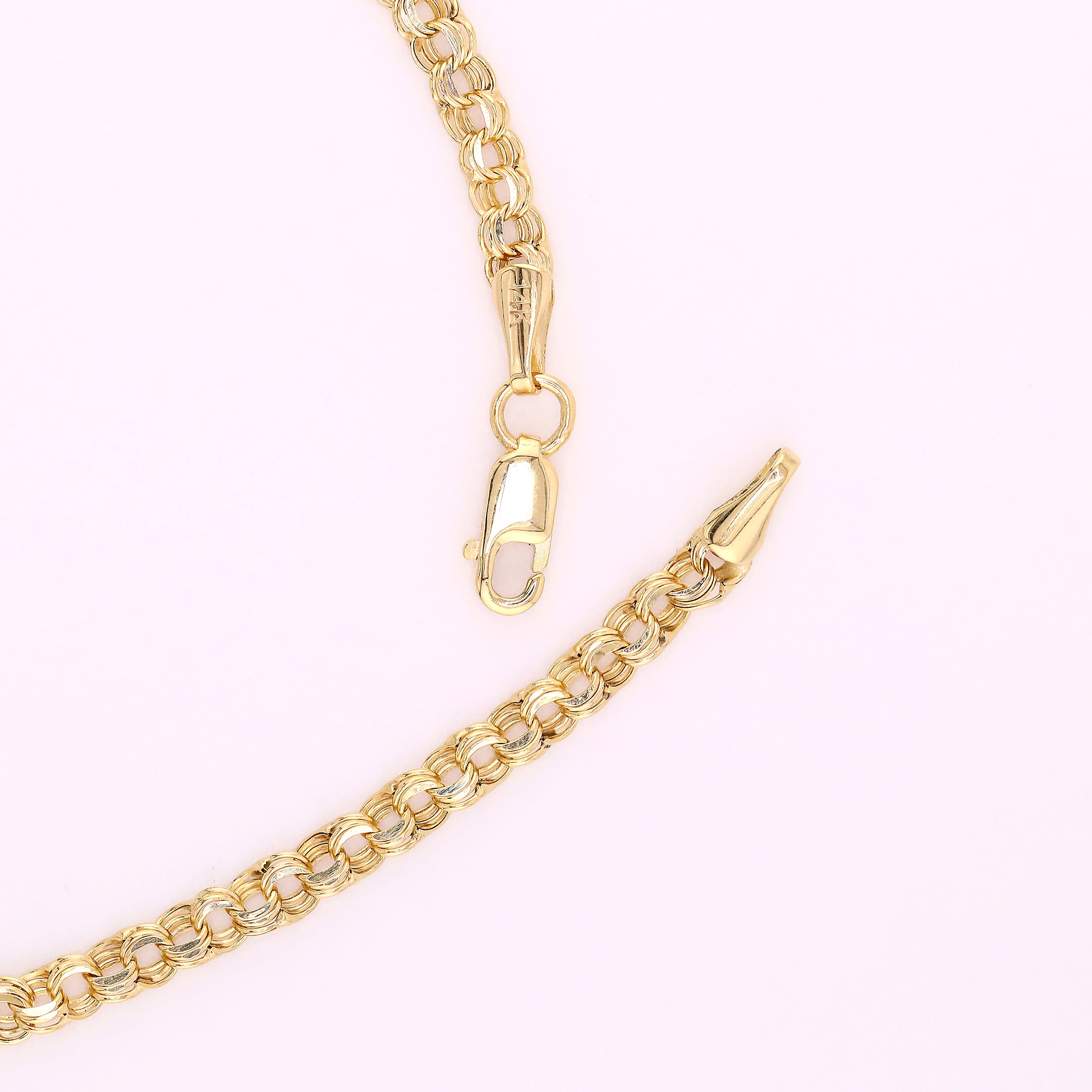 Pulso Tejido Chino en Oro de 14K