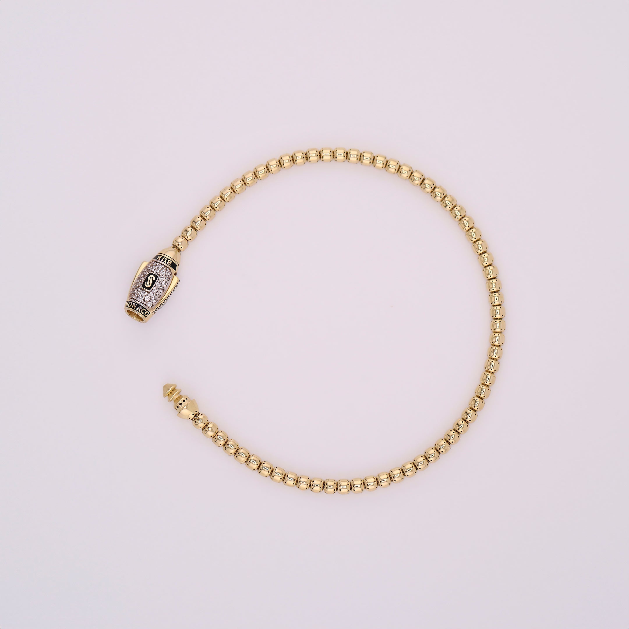 Pulso Monaco Chain Bub en Oro de 14K
