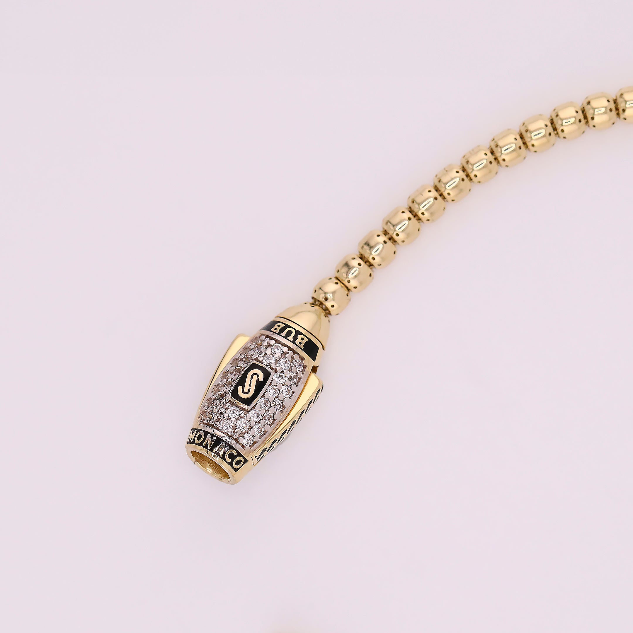 Pulso Monaco Chain Bub en Oro de 14K