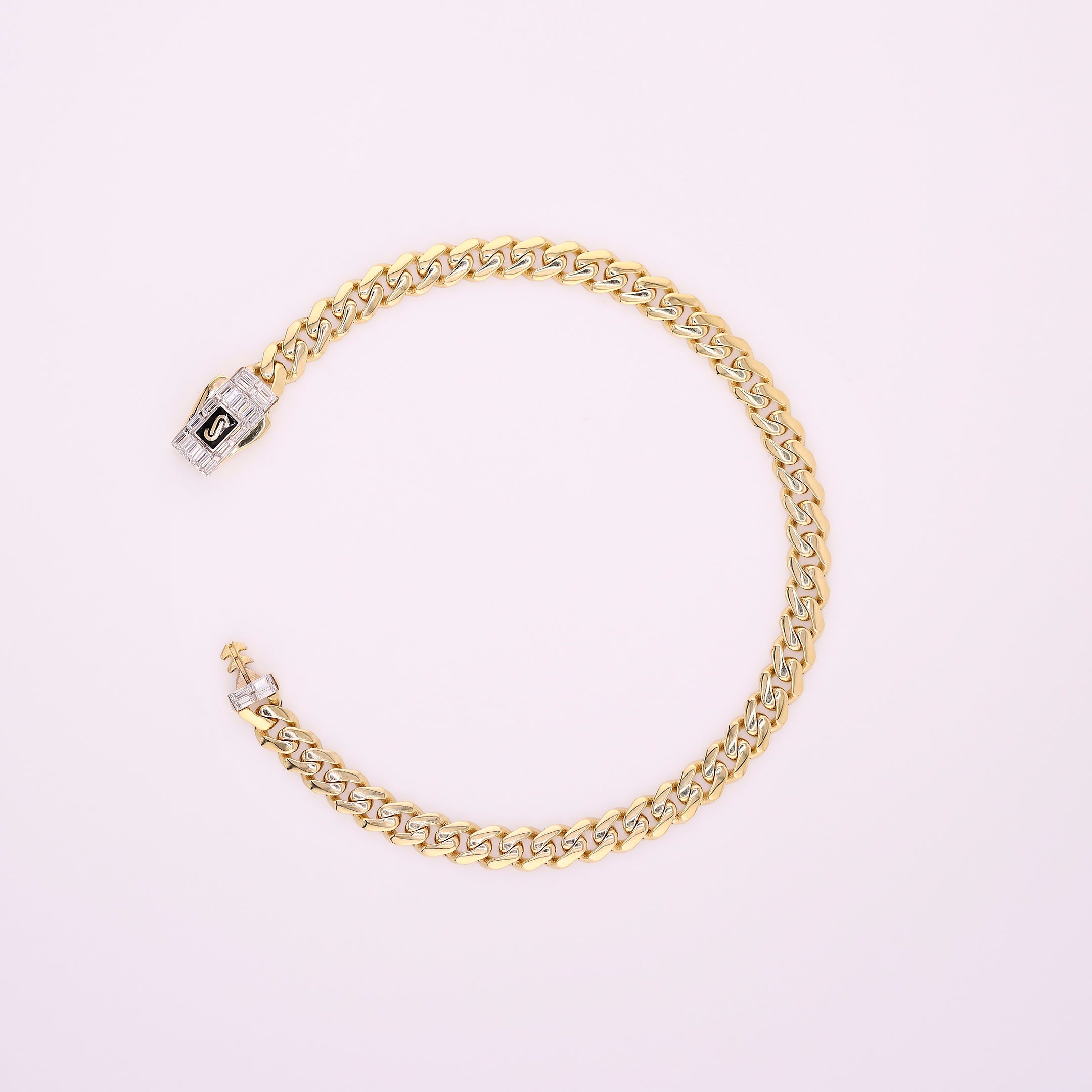 Pulso Monaco Chain Clásico en Oro de 14K
