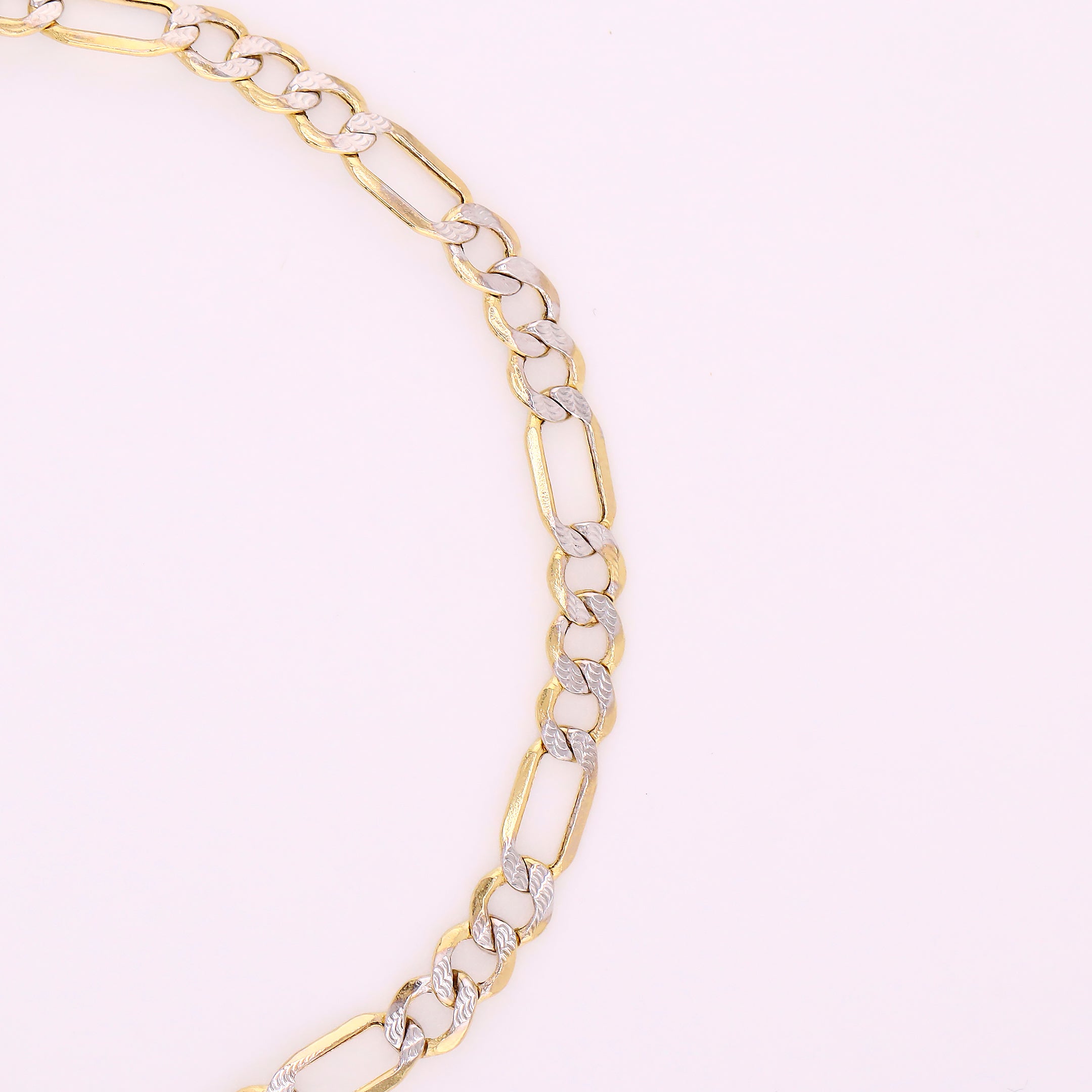 Pulso Tejido 3x1 Diamantado en Oro de 14K