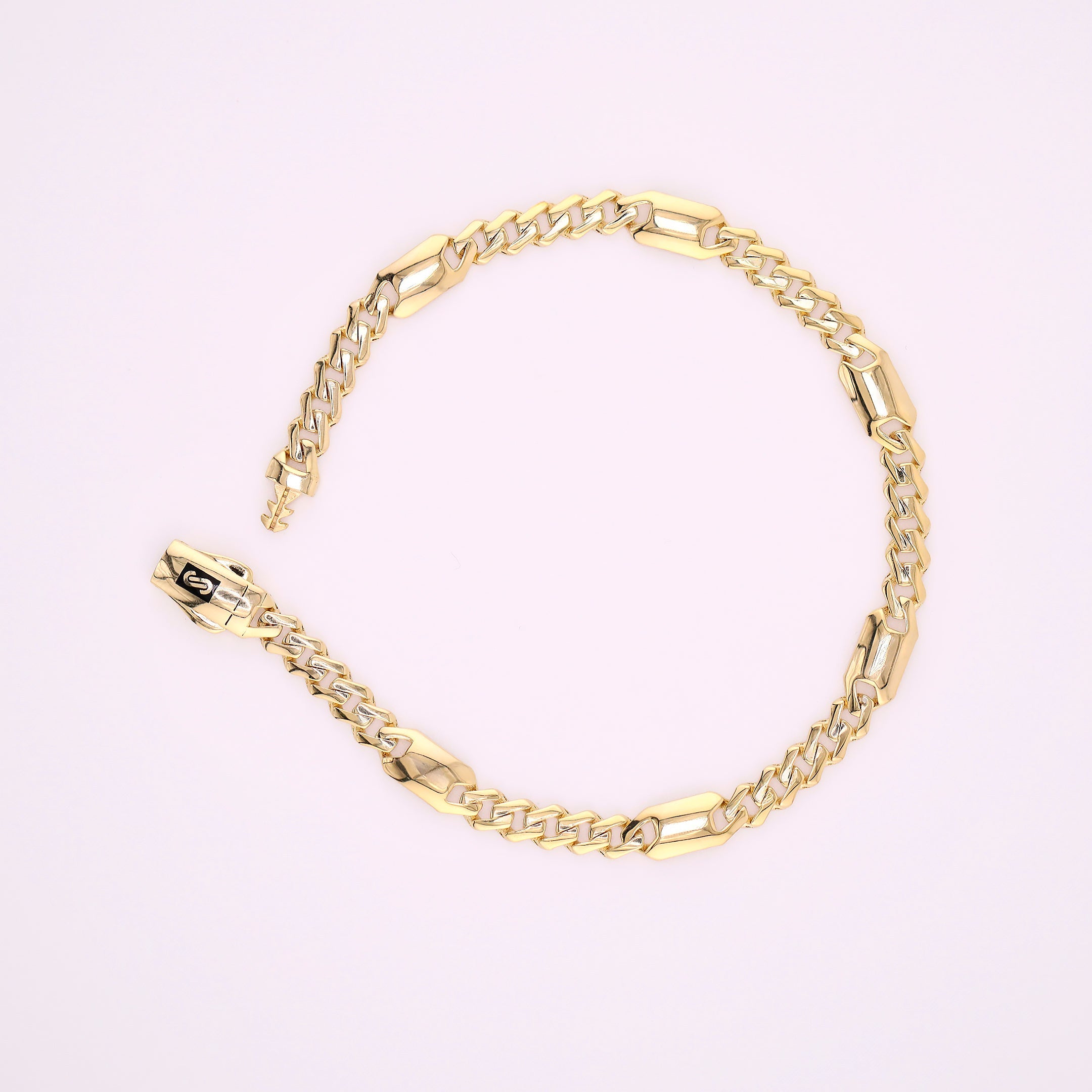 Pulso Monaco Chain en Oro de 14K