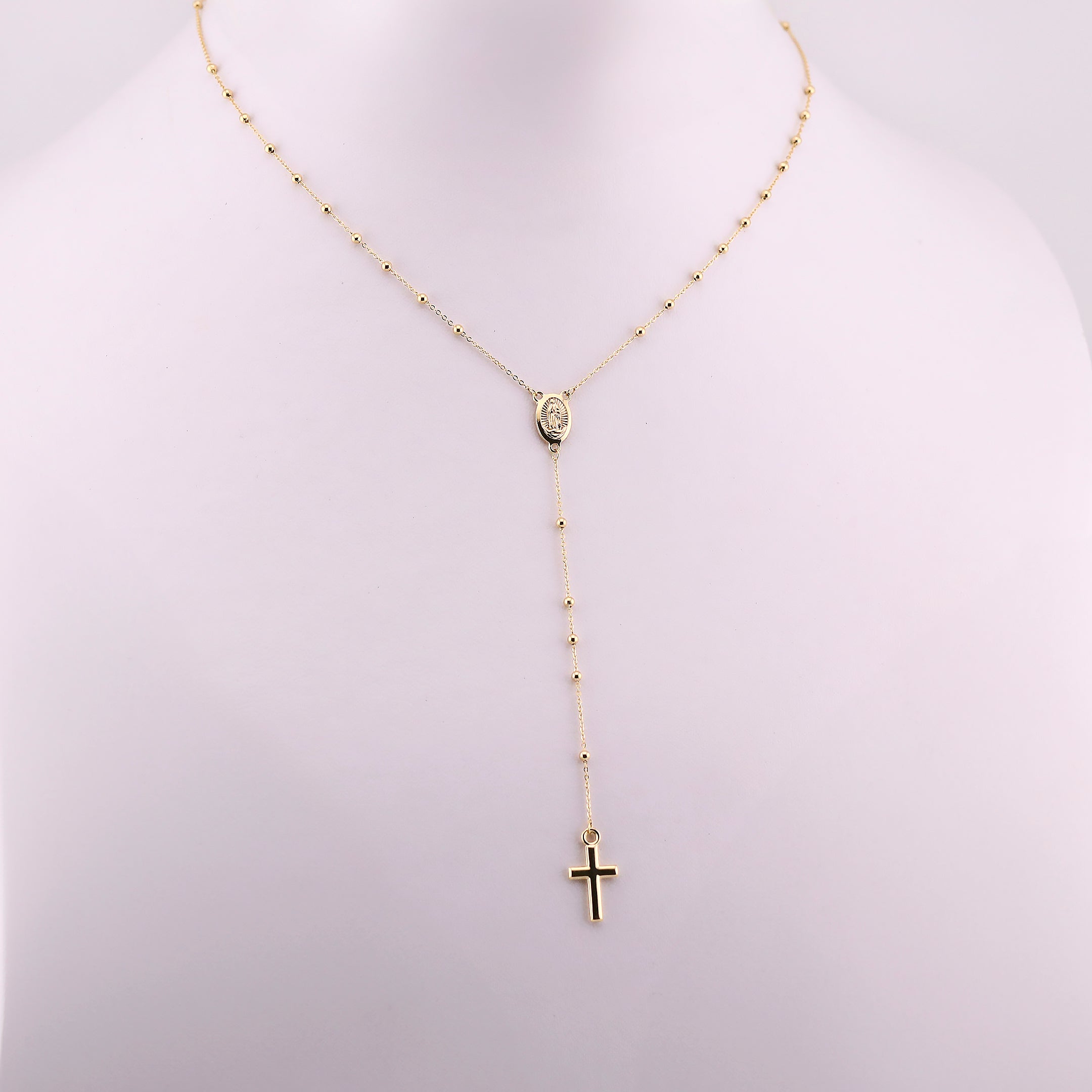 Rosario en Oro Amarillo de 14K