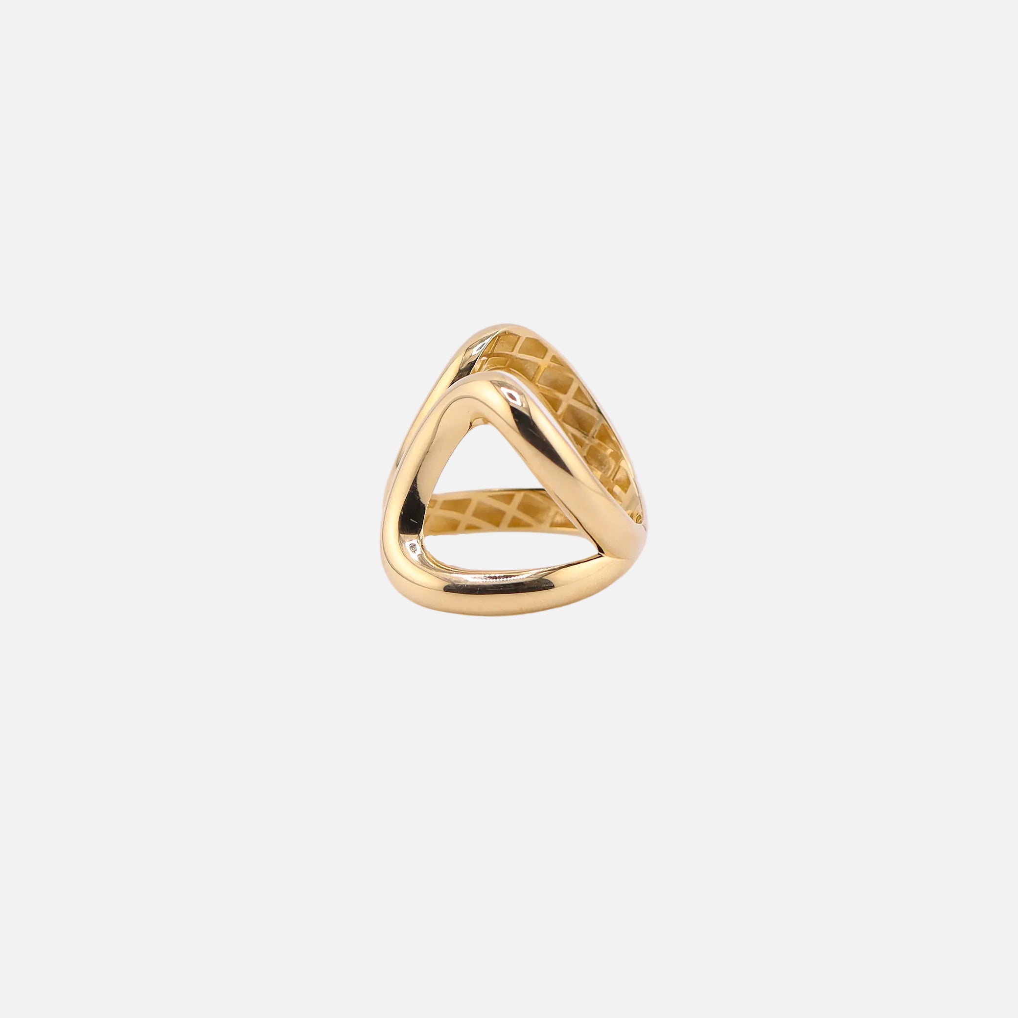 Anillo Ondas en Oro de 14K
