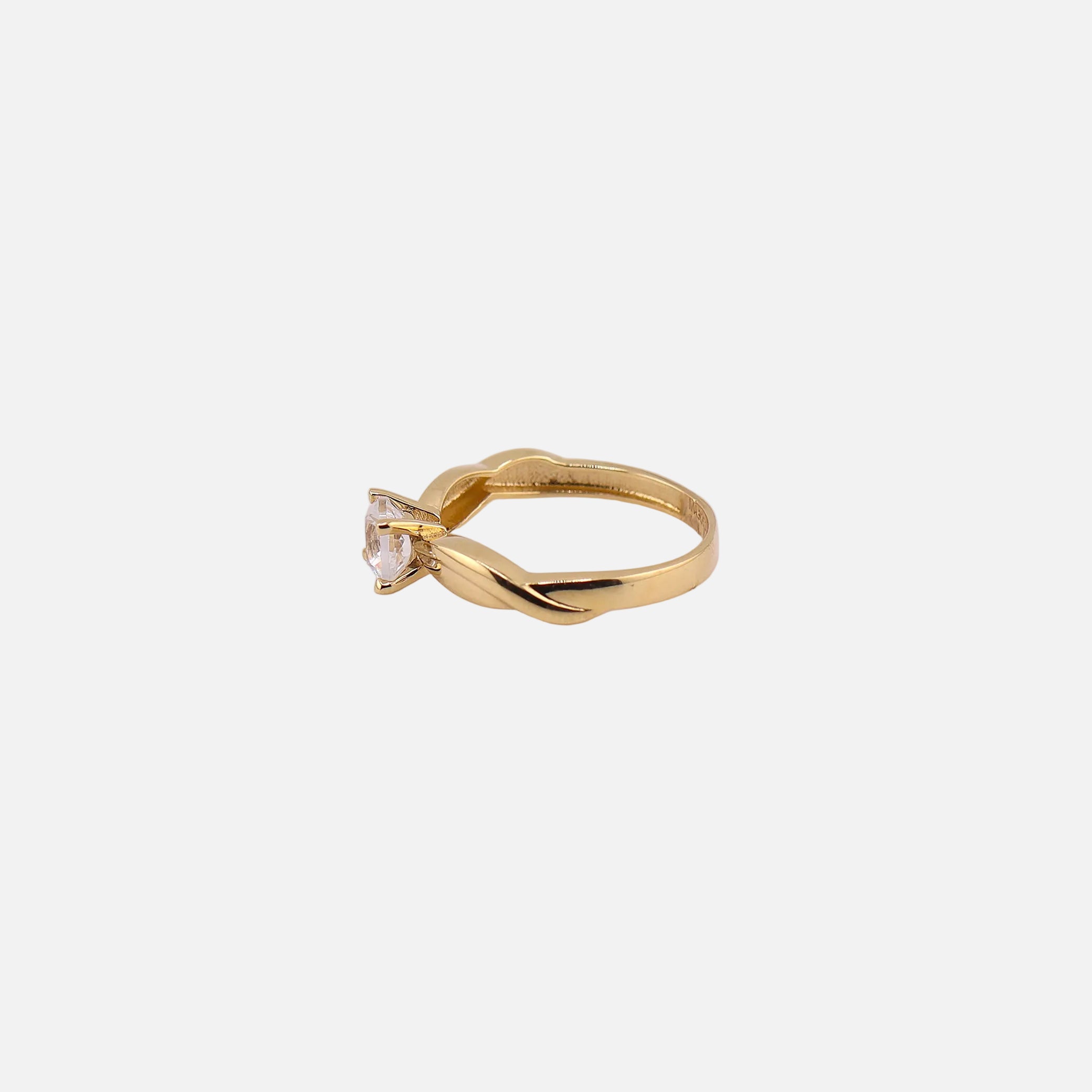 Anillo de Compromiso en Oro de 14K