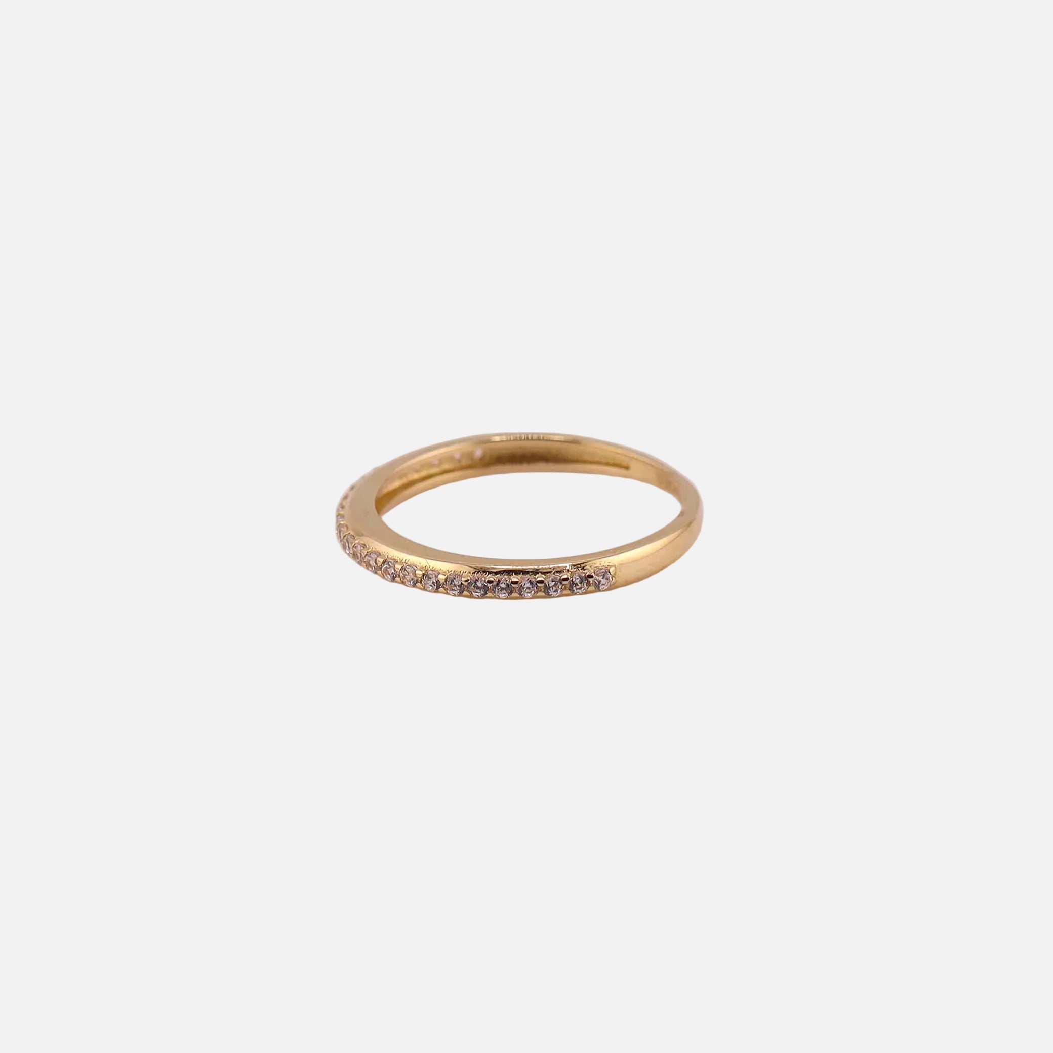 Anillo Media Churumbela en Oro de 14K