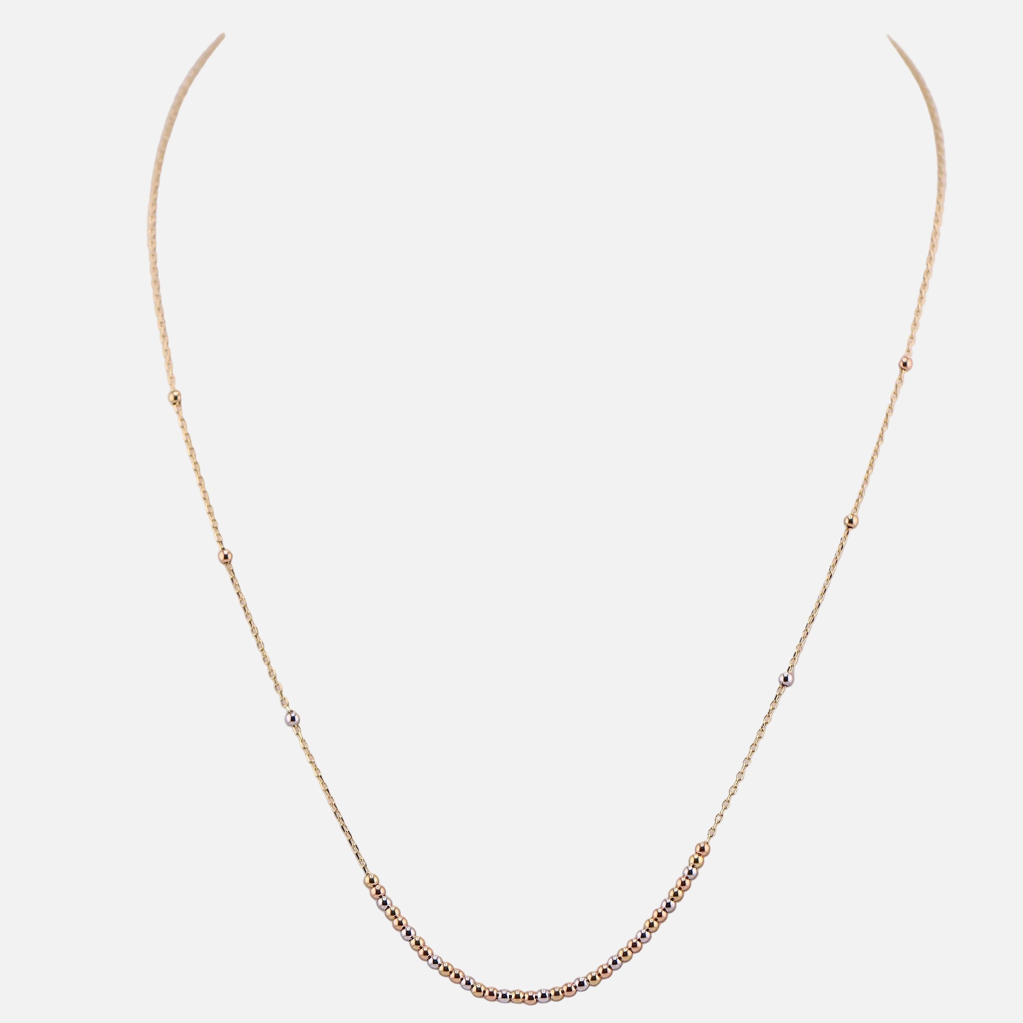 Gargantilla Borlas en Oro de 14K