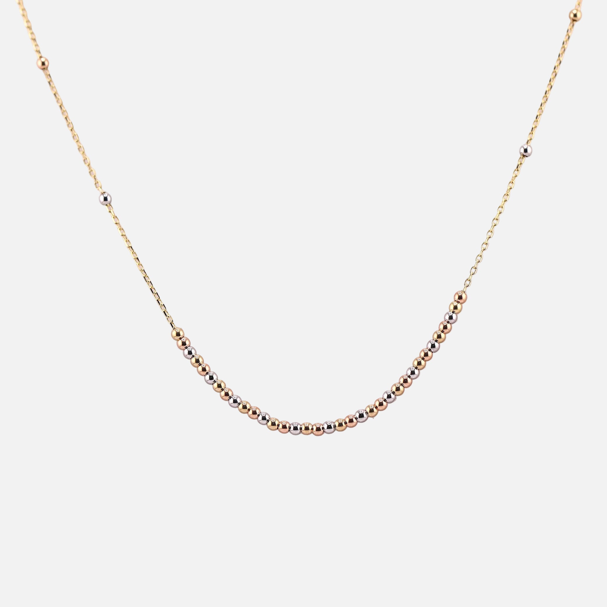 Gargantilla Borlas en Oro de 14K