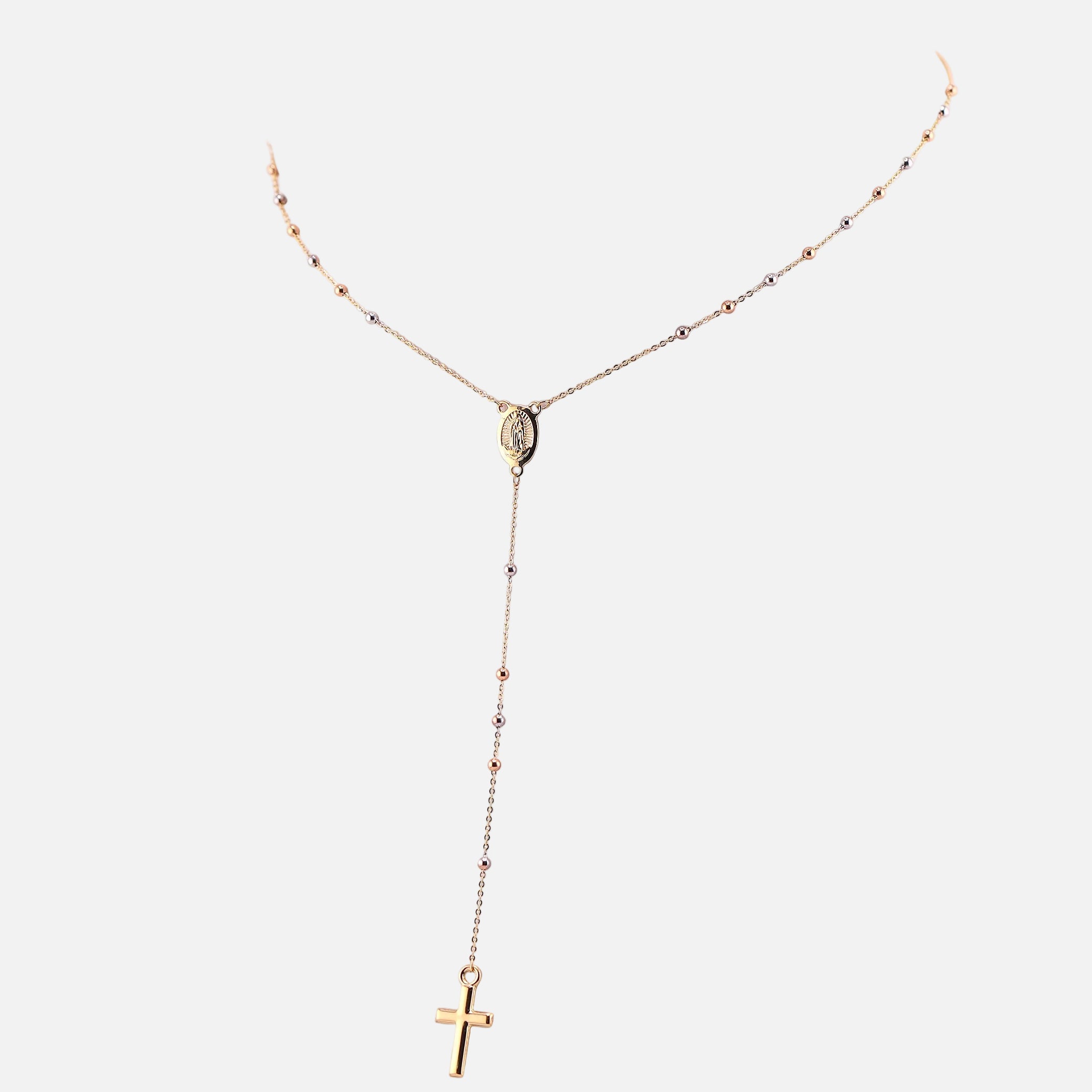 Rosario Tonos en Oro de 14K