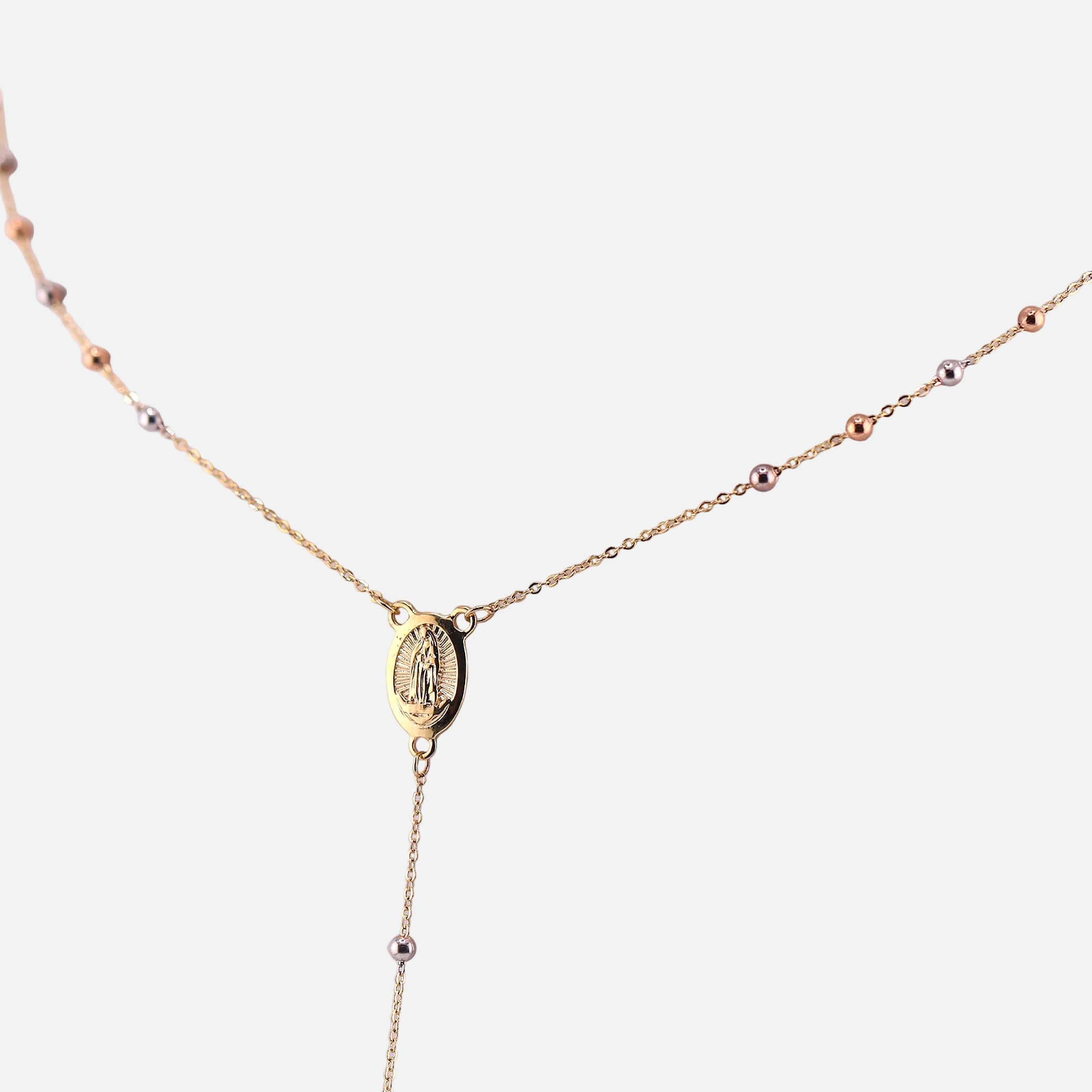 Rosario Tonos en Oro de 14K