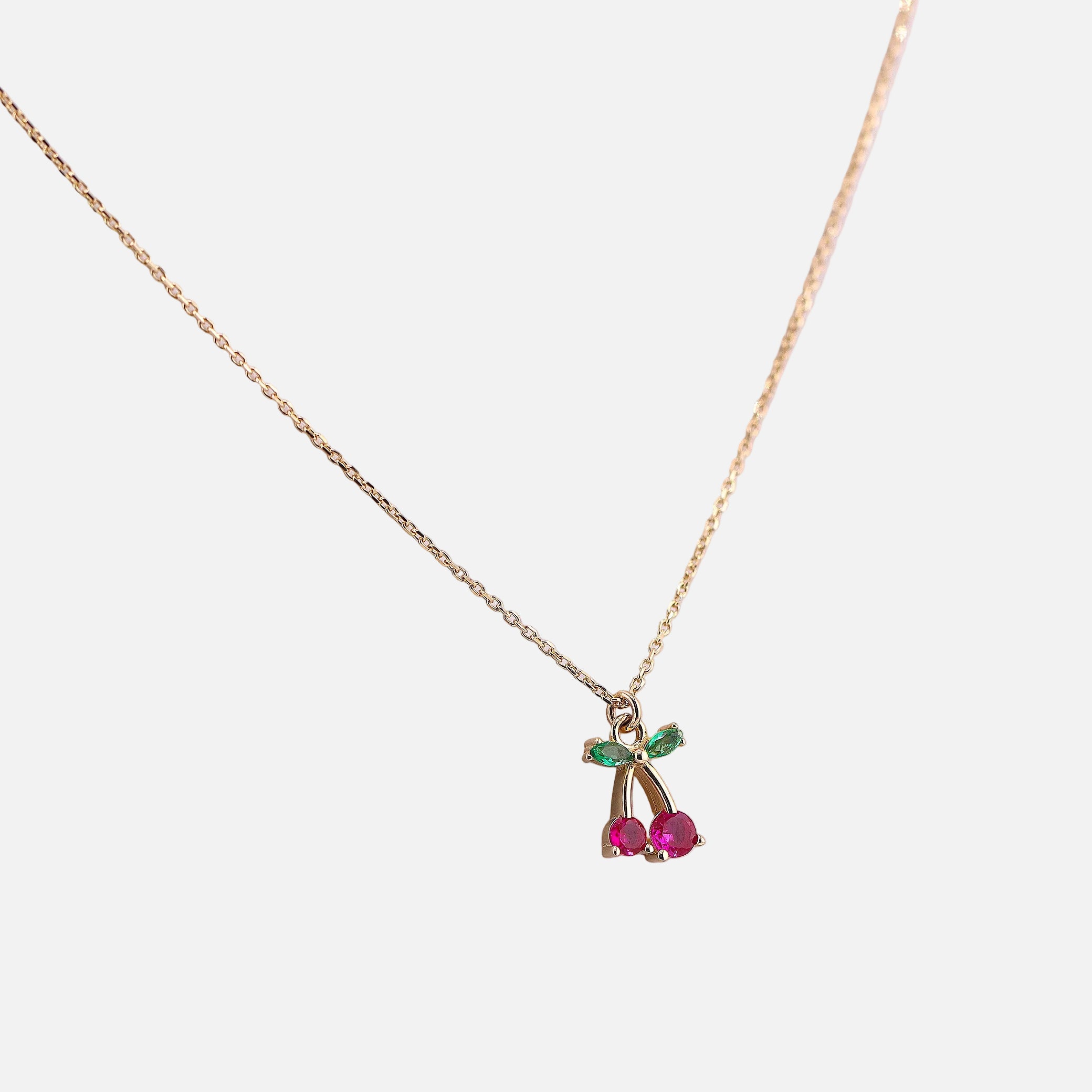 Gargantilla Cherry en Oro de 14K