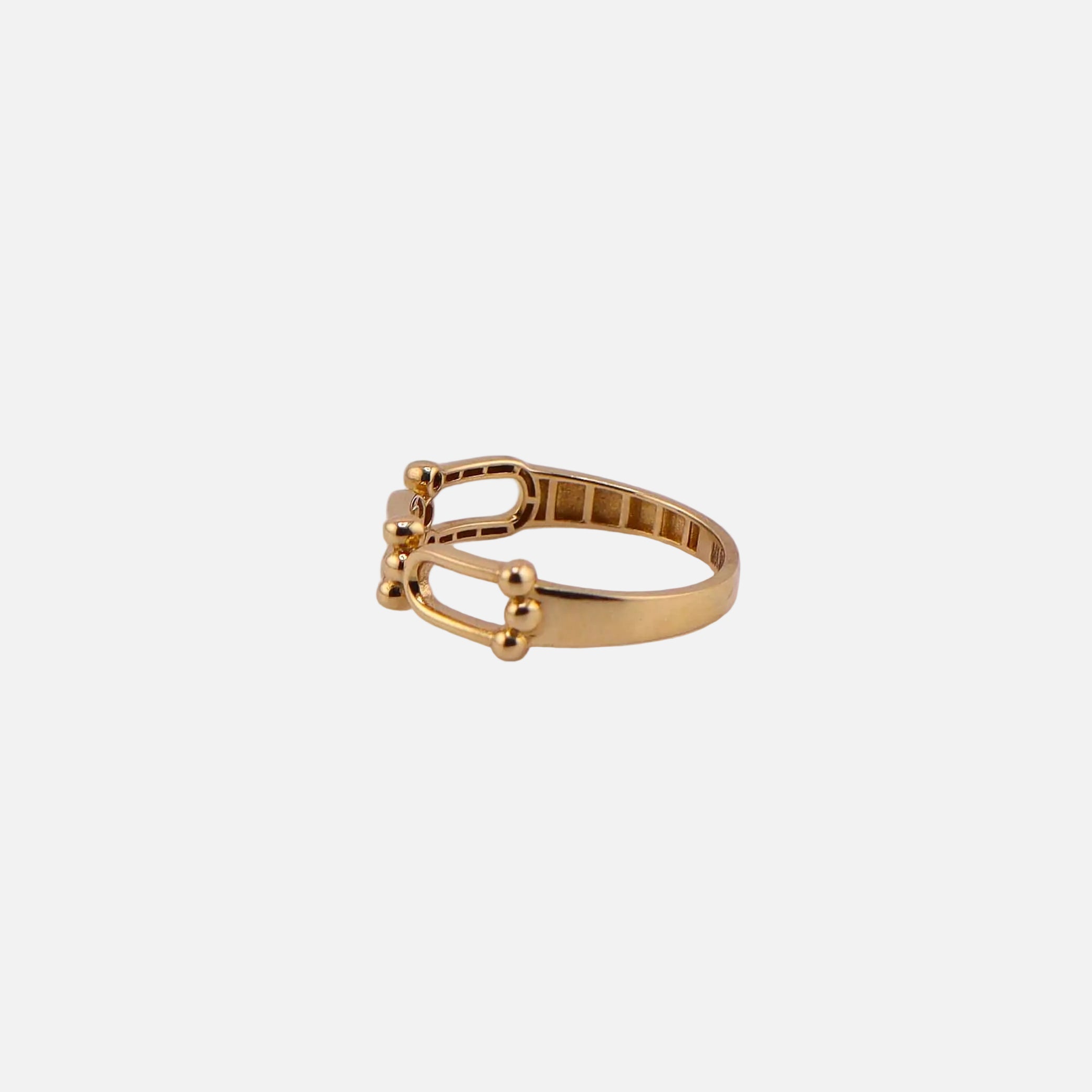 Anillo Enlazado en Oro de 14K
