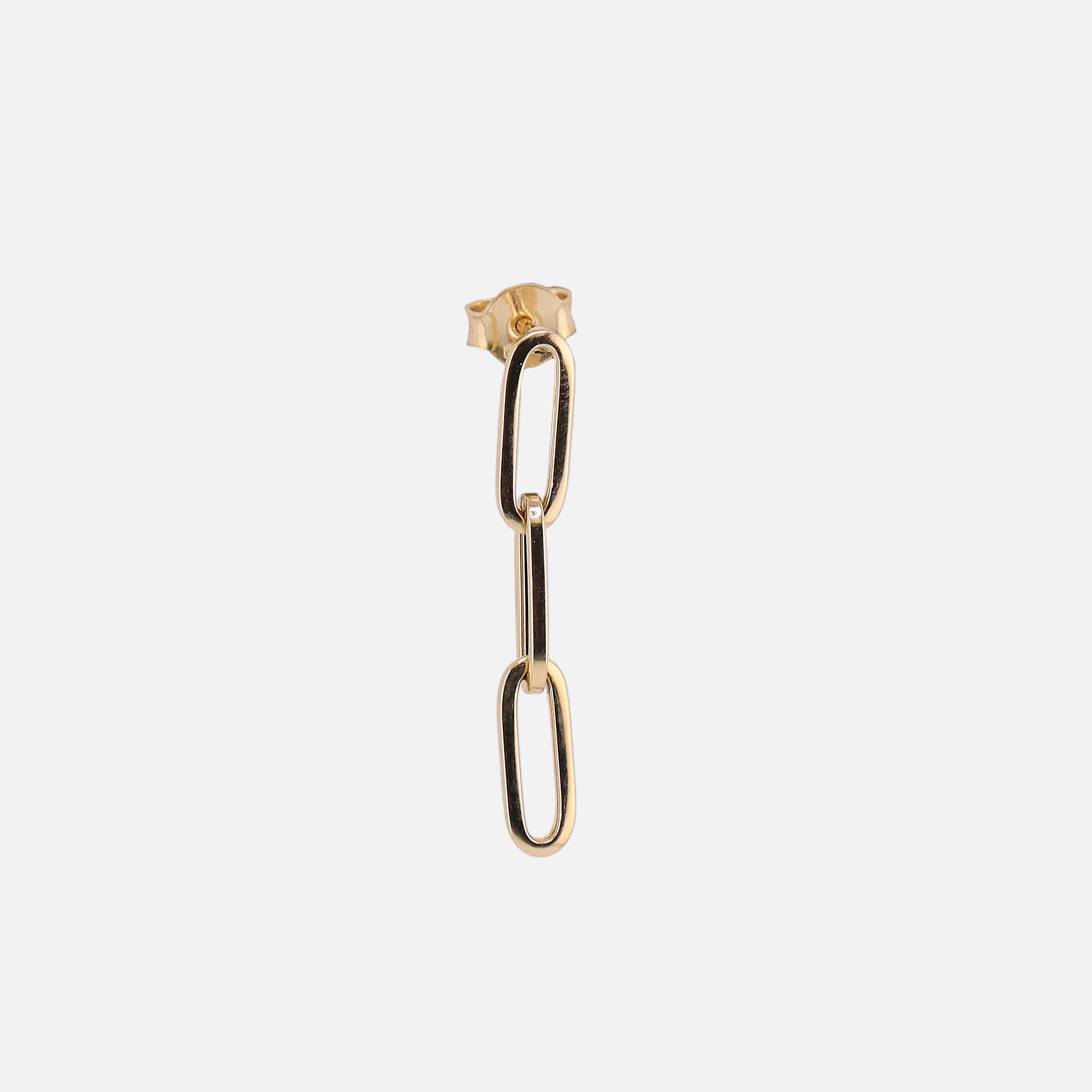 Aretes Clip Colgante en oro de 10K