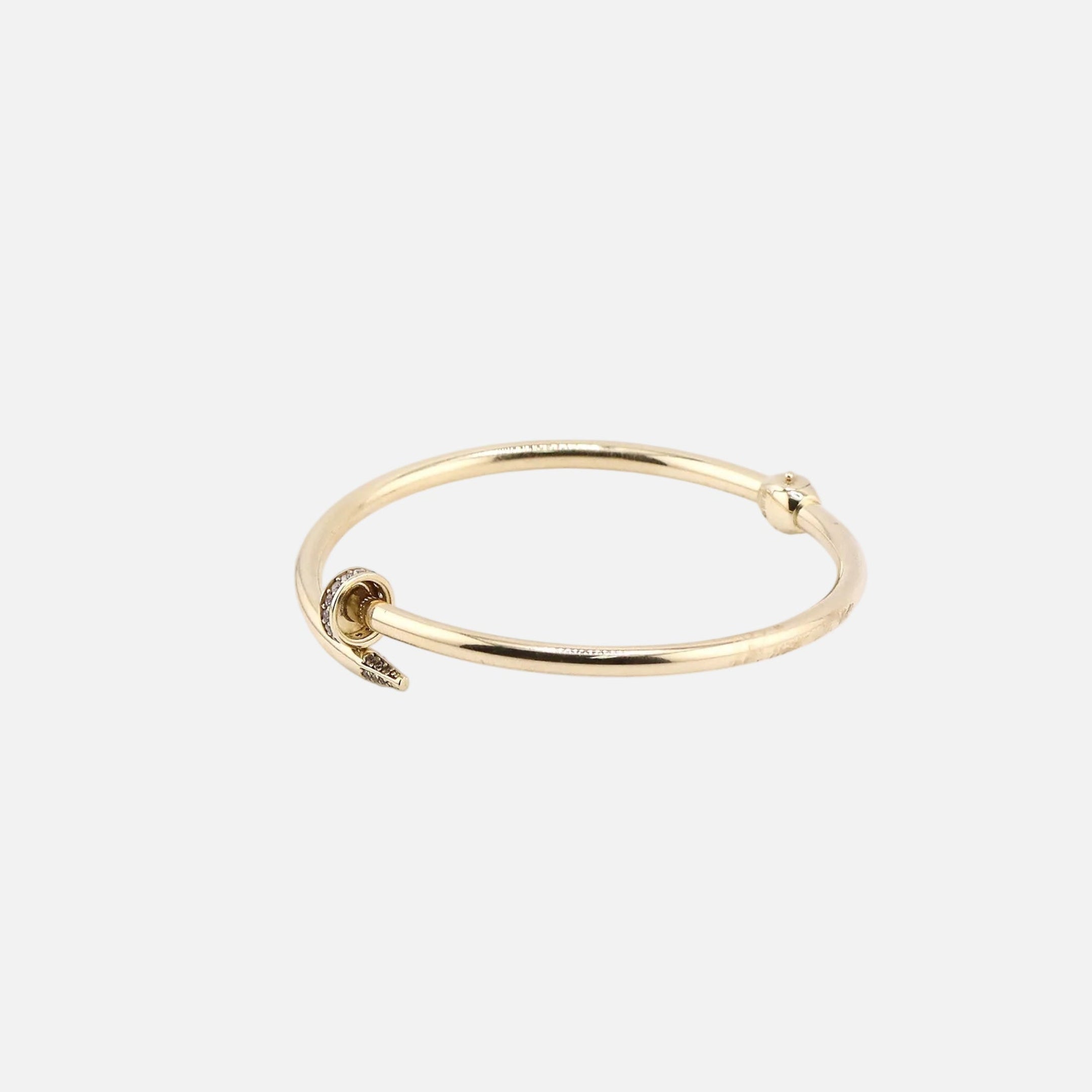 Brazalete Clavo en Oro de 14K