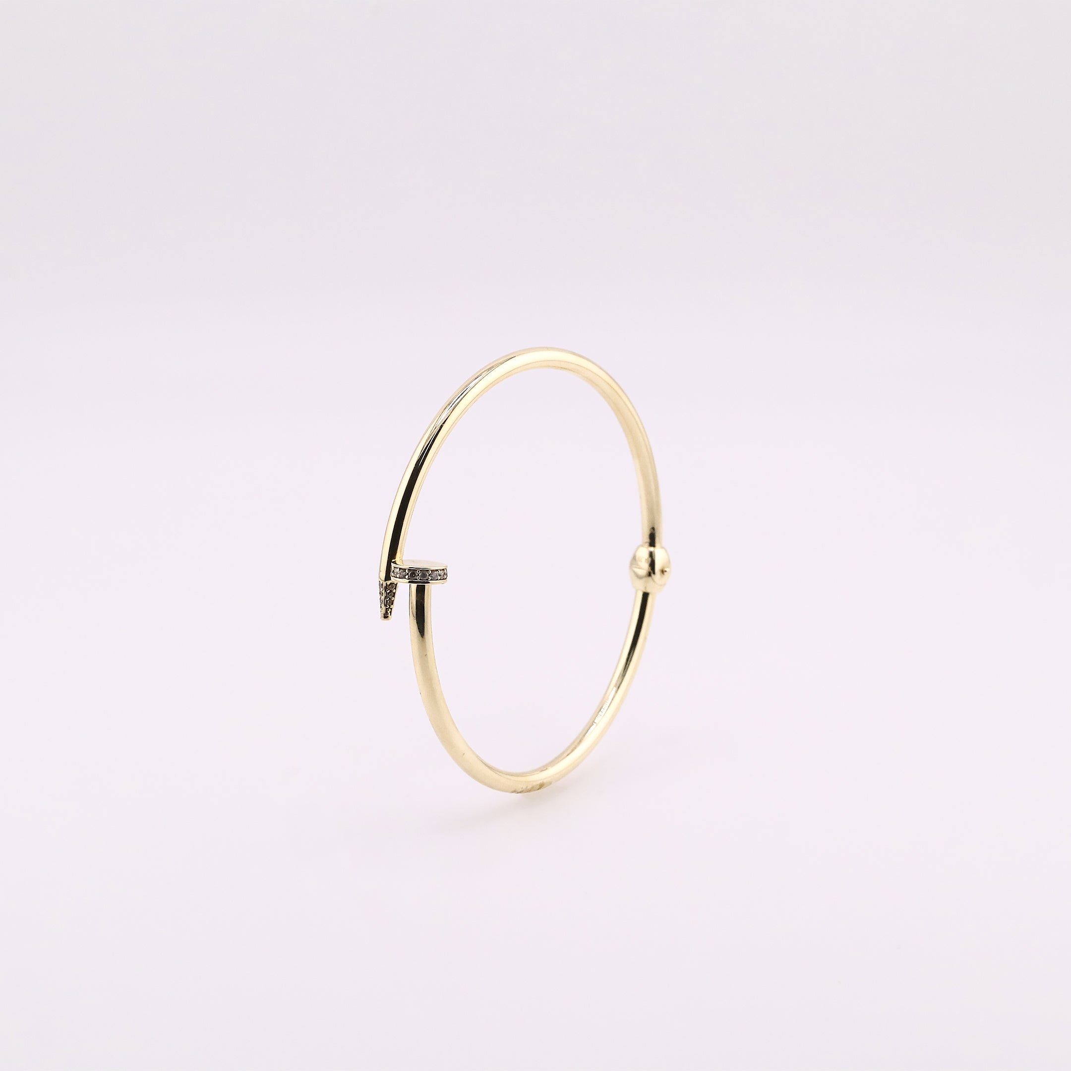 Brazalete Clavo en Oro de 10K