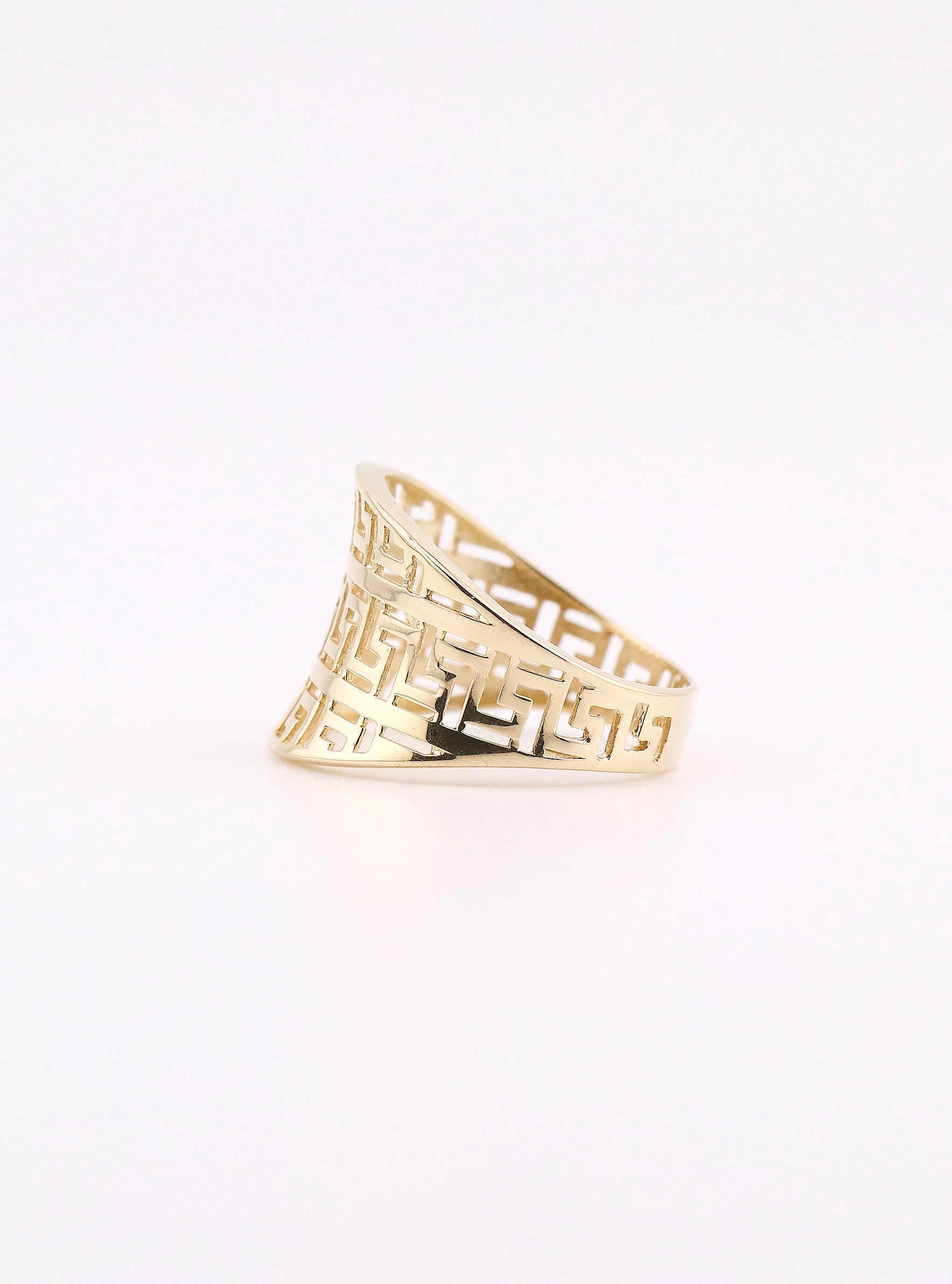 Anillo de Oro Griego de 14K