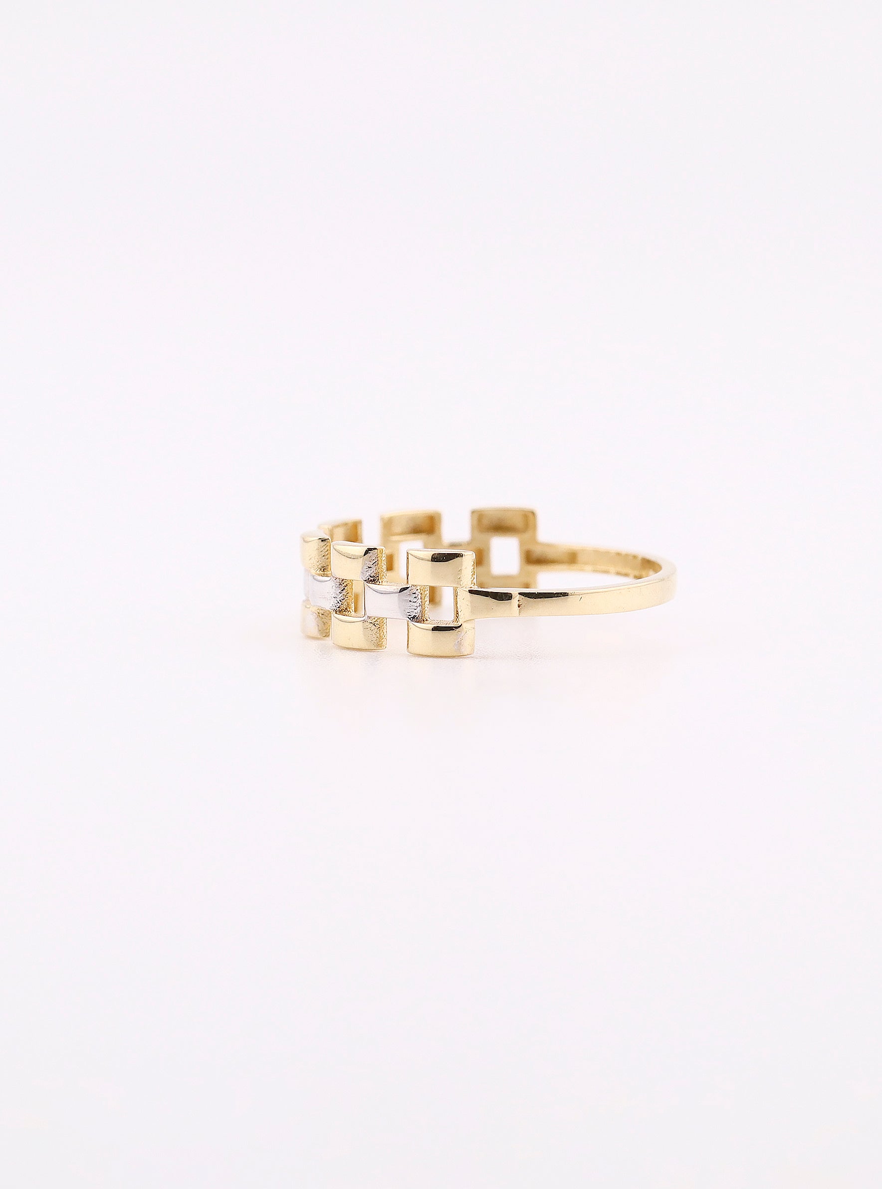 Anillo Eslabón en Oro de 14K