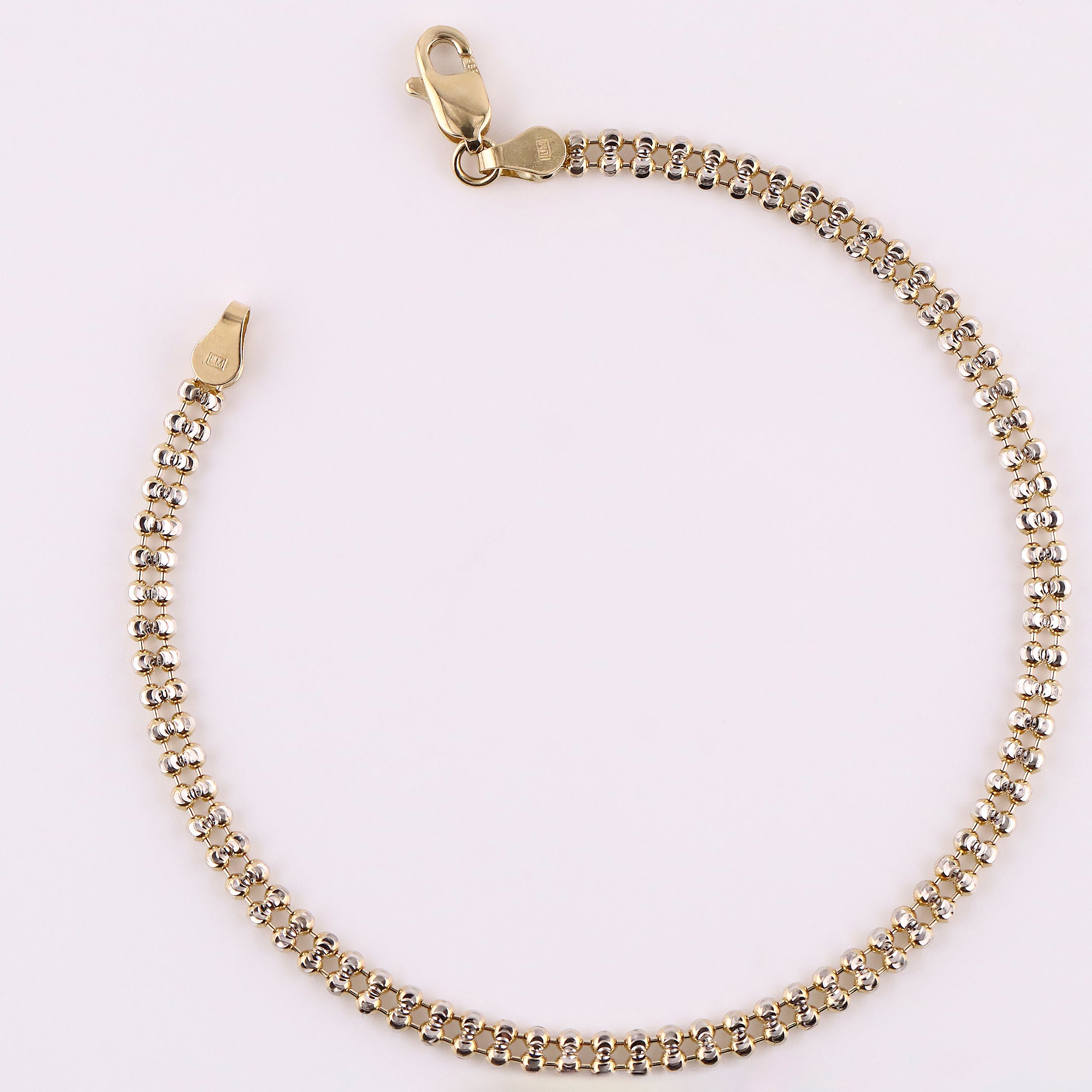 Pulso Tipo Tennis en Oro de 14K