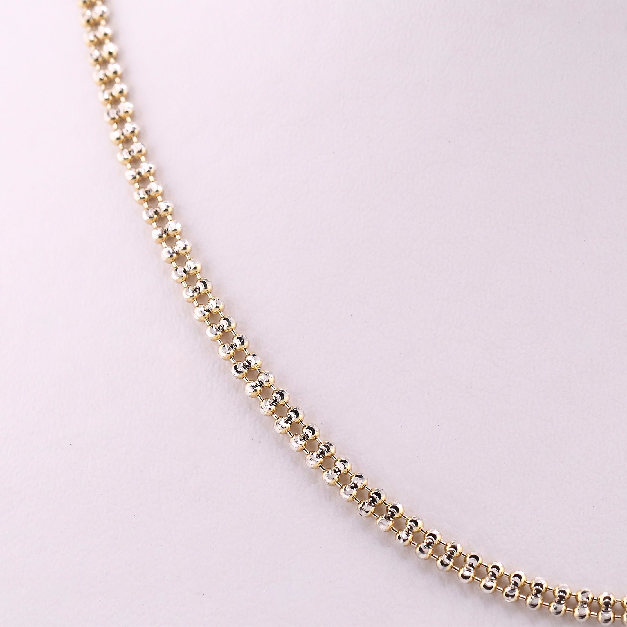 Cadena Tipo Tennis en Oro de 14K