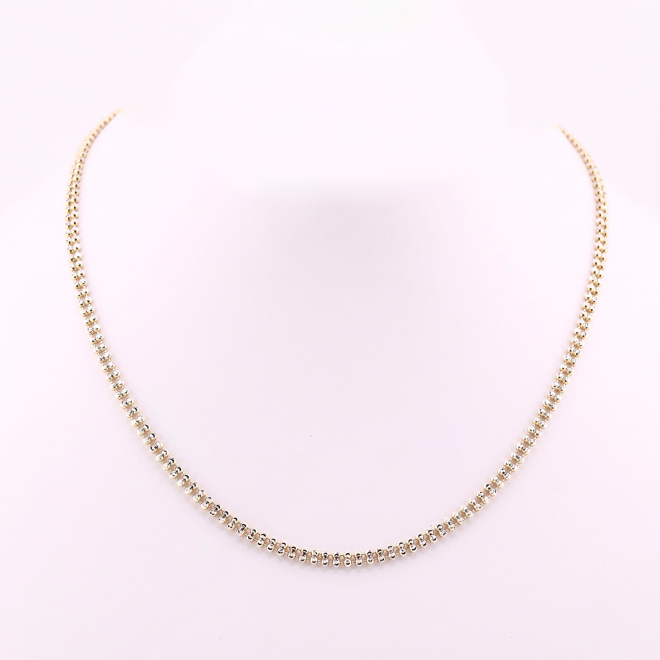 Cadena Tipo Tennis en Oro de 14K