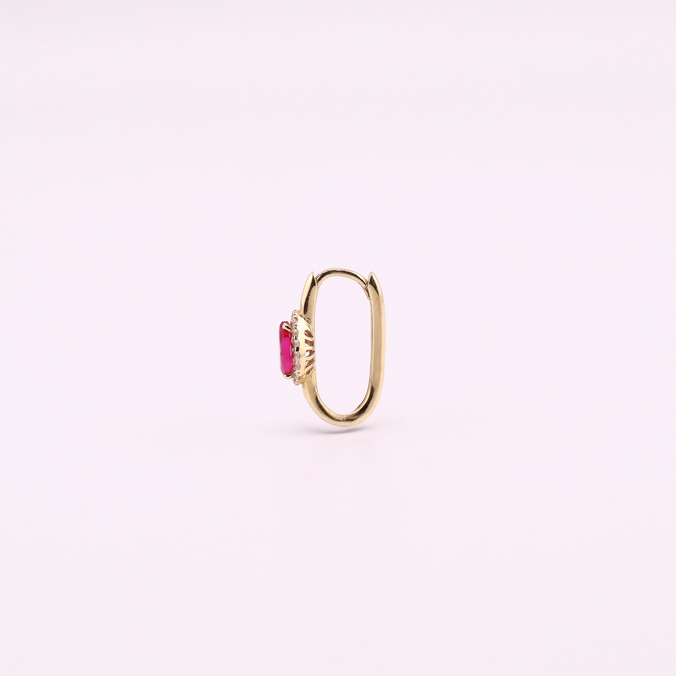 Huggies de Oro Gota Rosa de 10K
