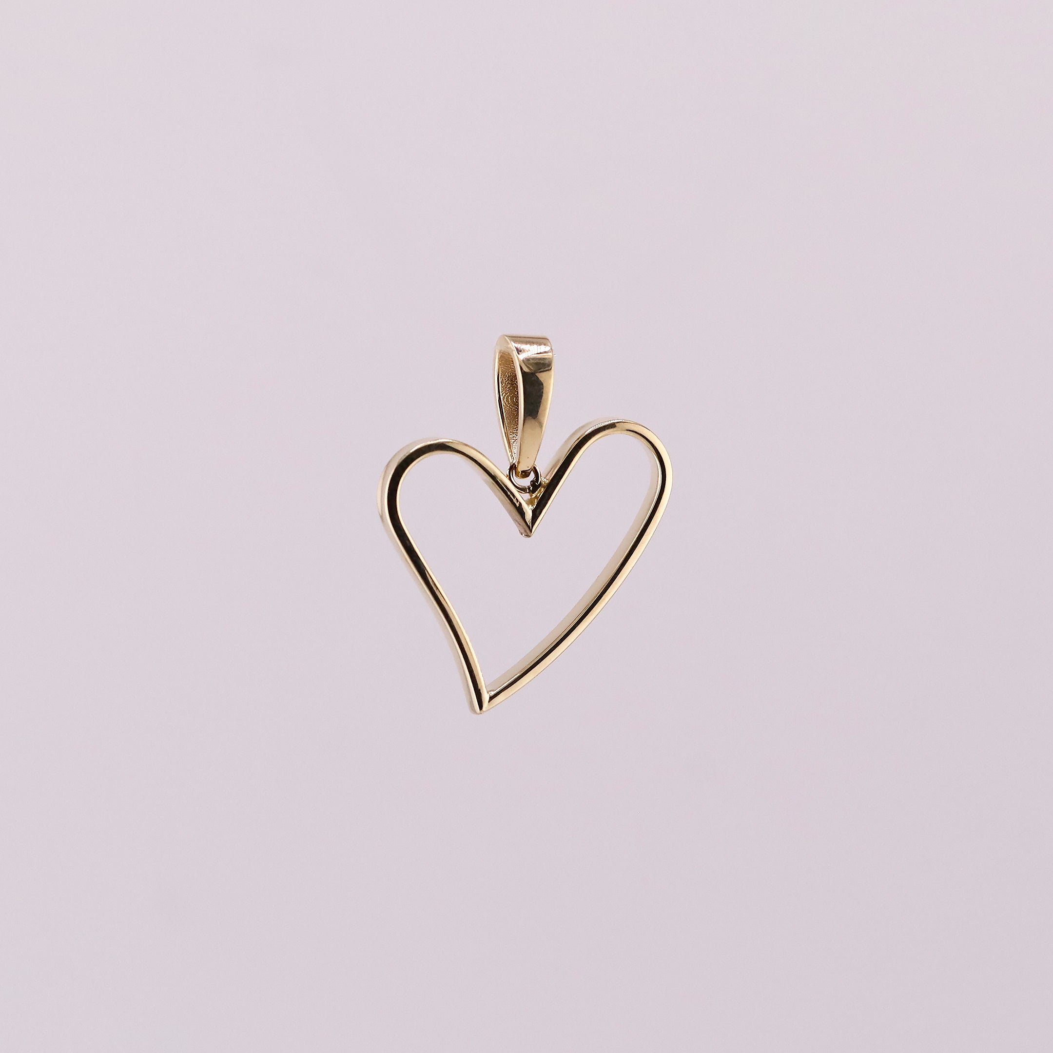 Dije Corazón Pop en Oro de 10K