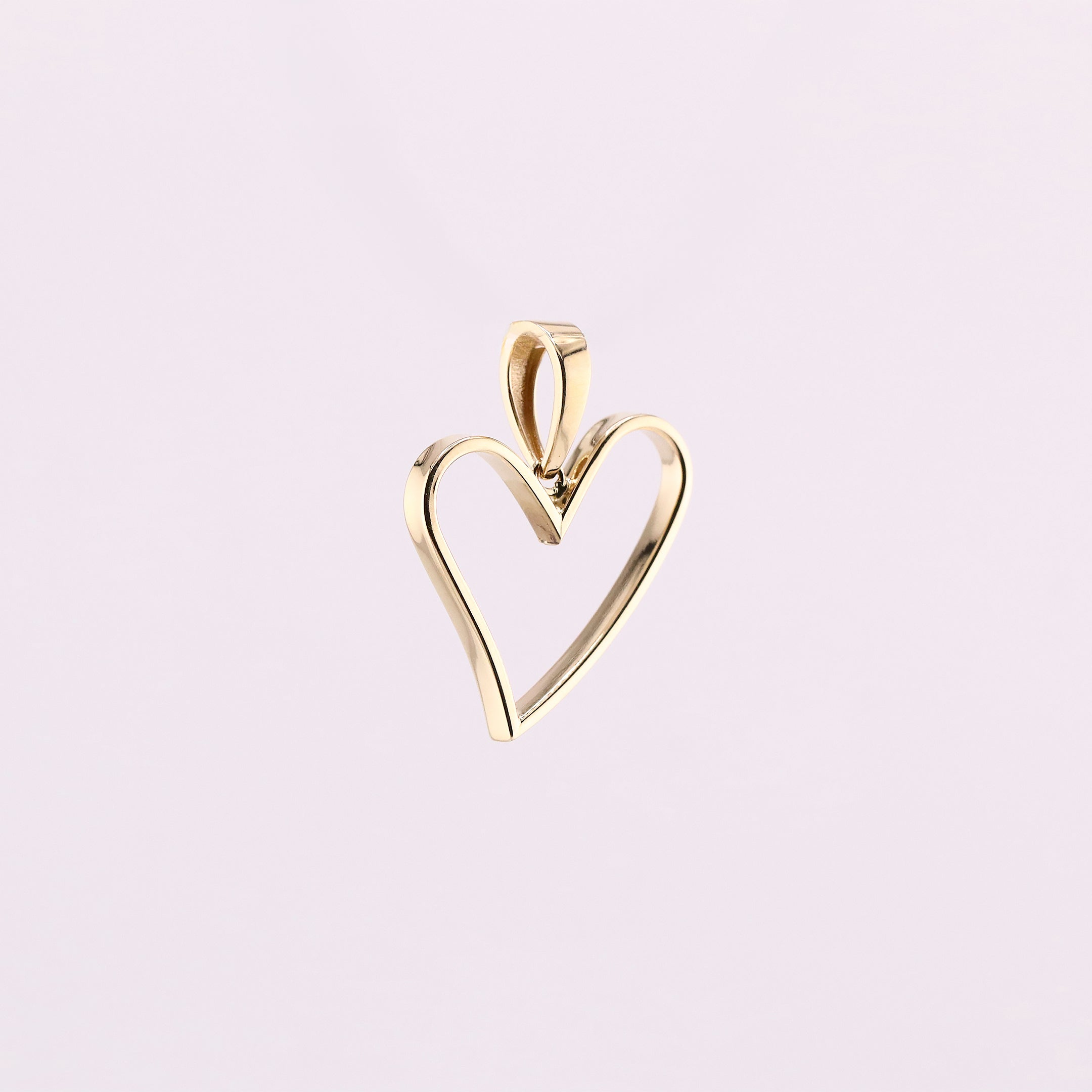 Dije Corazón Pop en Oro de 10K