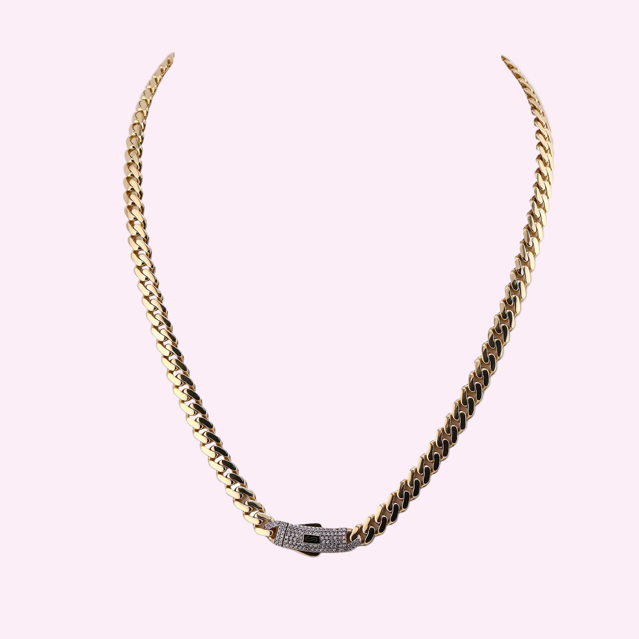 Cadena Monaco Chain en Oro de 10K